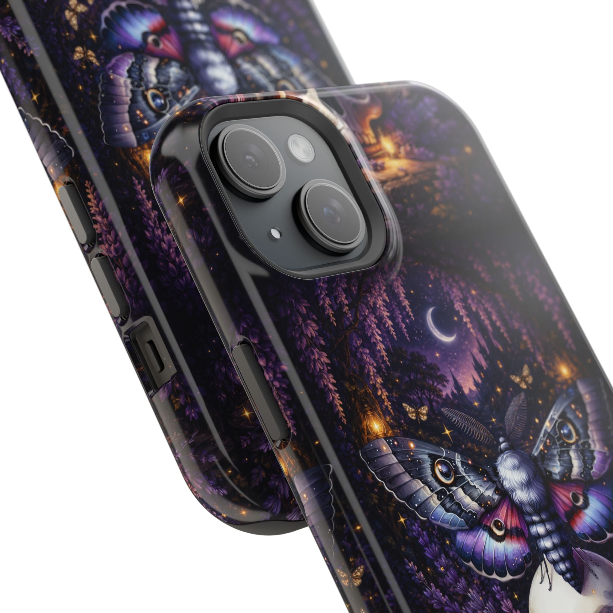 Moth & Skull Phone Case – Dark Mystical MagSafe-Compatible Cover