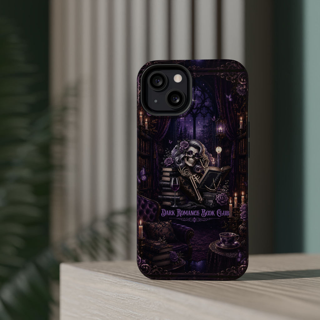 Dark Romance Book Club Phone Case – Gothic MagSafe-Compatible Case