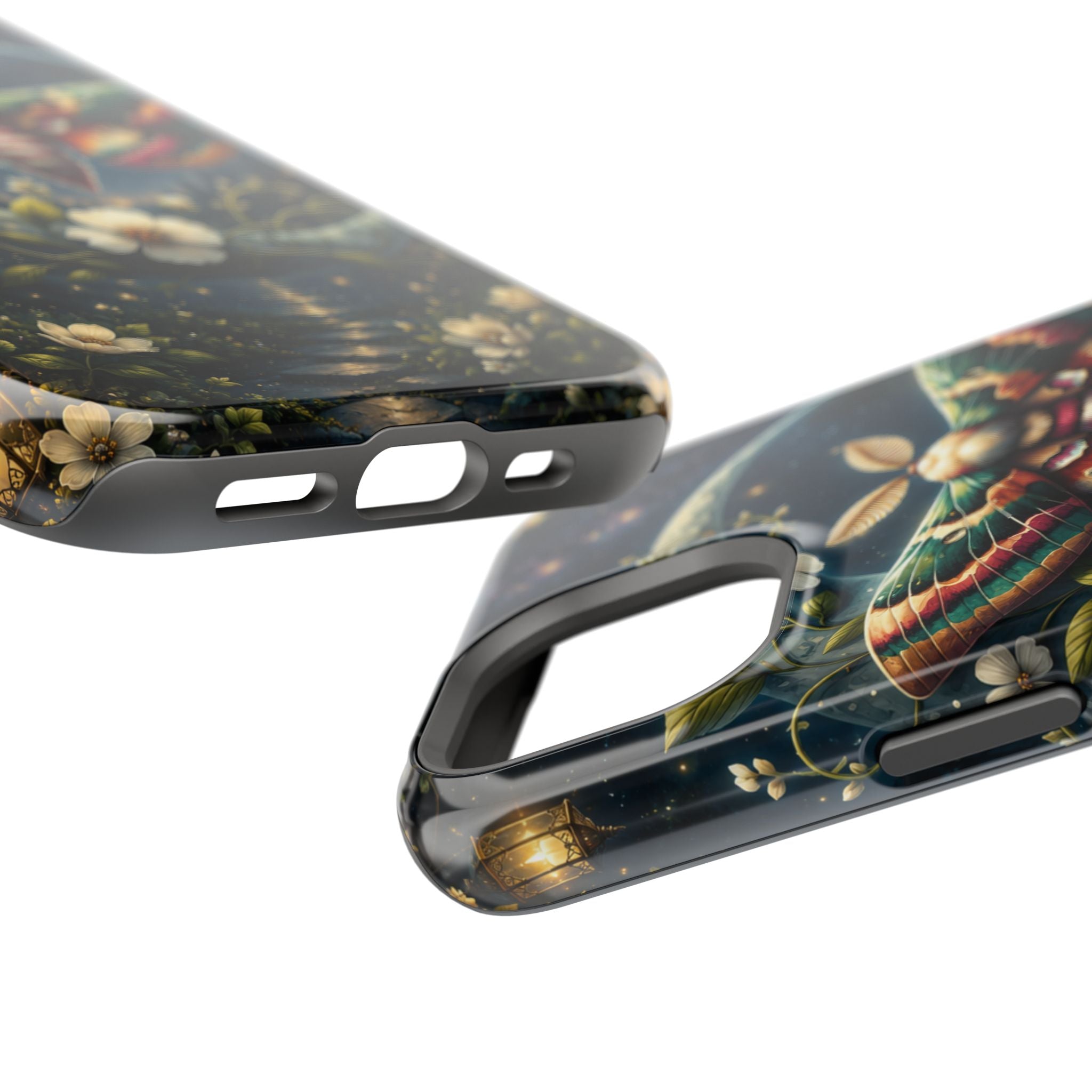 Mystic Moth Floral Nightscape Phone Case – MagSafe Cover