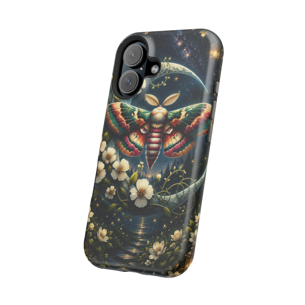 Mystic Moth Floral Nightscape Phone Case – MagSafe Cover