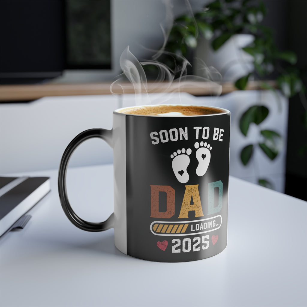 Baby Announcement Mug, Soon to Be Dad Color Morphing Mug