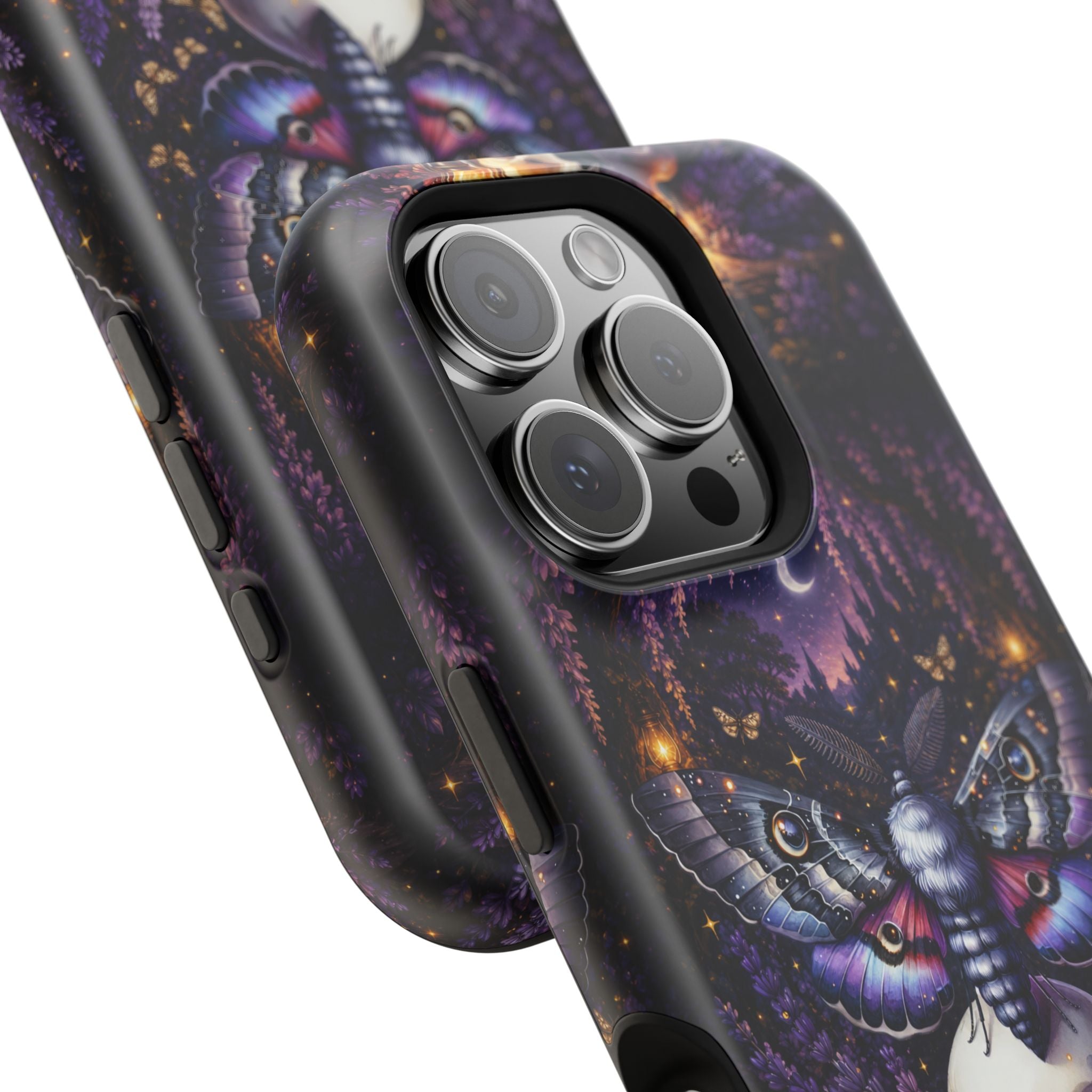 Moth & Skull Phone Case – Dark Mystical MagSafe-Compatible Cover