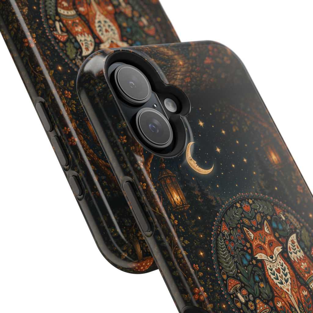 Mystic Forest Fox Phone Case – Woodland MagSafe-Compatible Cover