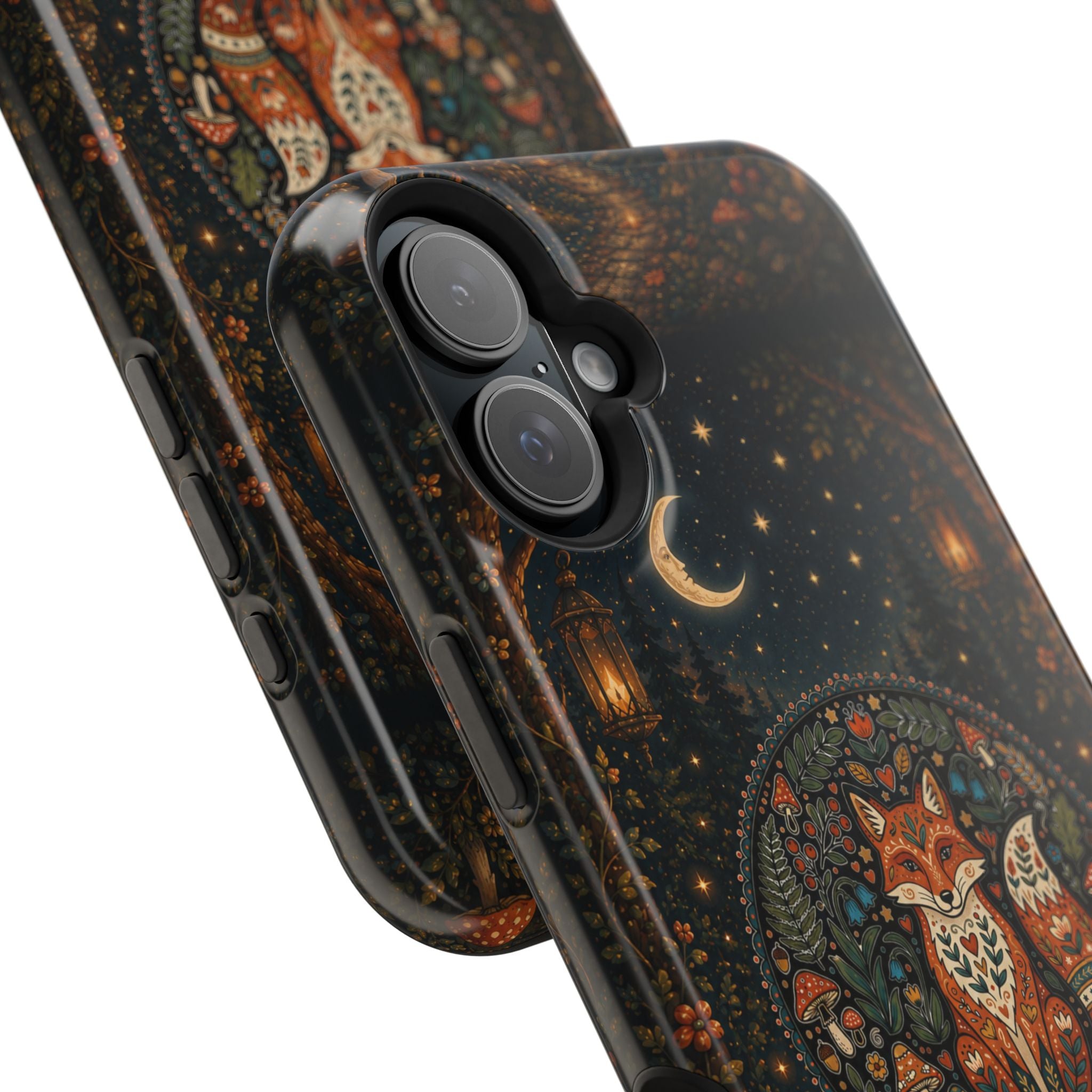 Mystic Forest Fox Phone Case – Woodland MagSafe-Compatible Cover