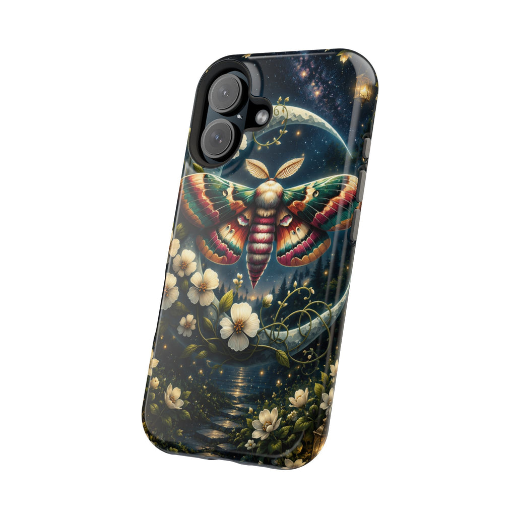 Mystic Moth Floral Nightscape Phone Case – MagSafe Cover