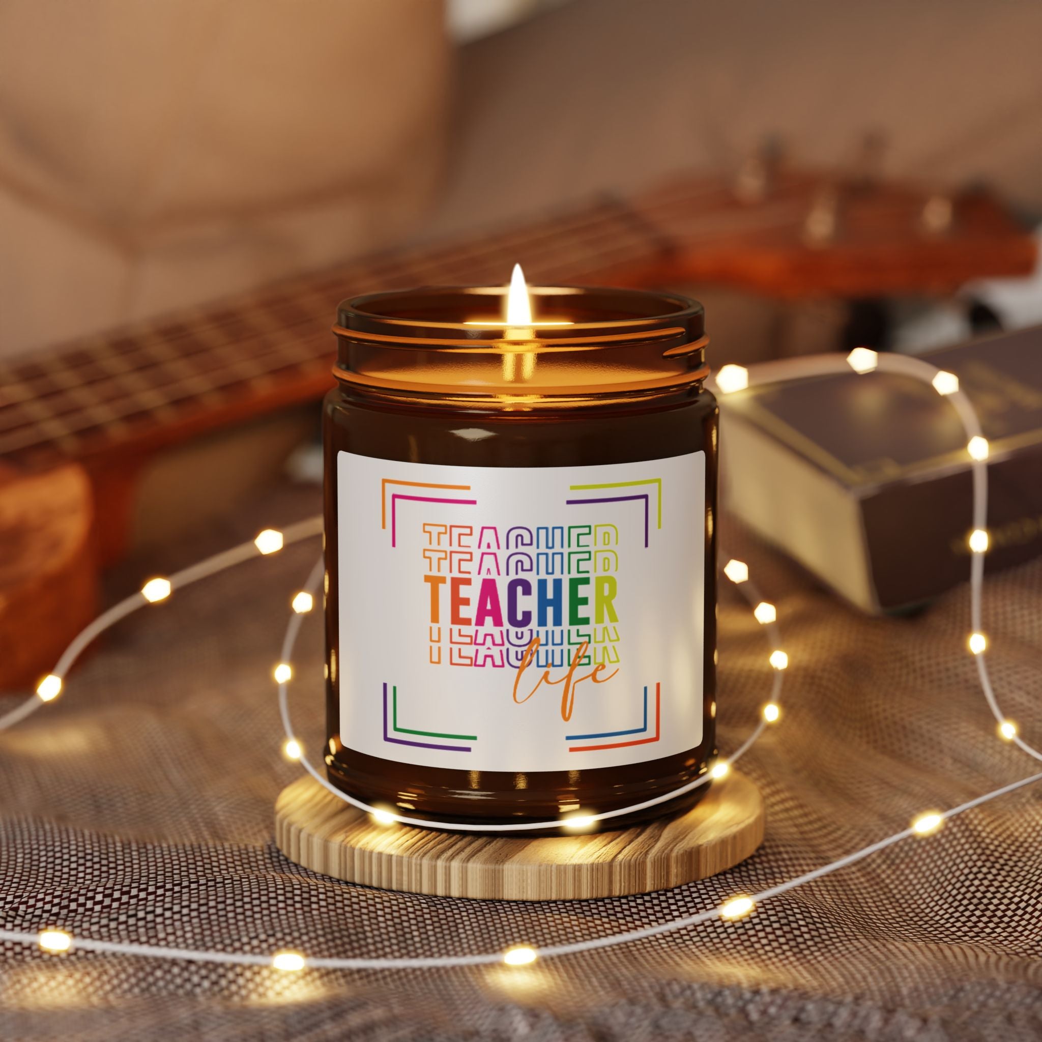 Teacher Appreciation Scented Soy Candle, Gift for Educators From Student, Graduation Candles Gift From Mom Dad, Holiday Gift Idea For Friend