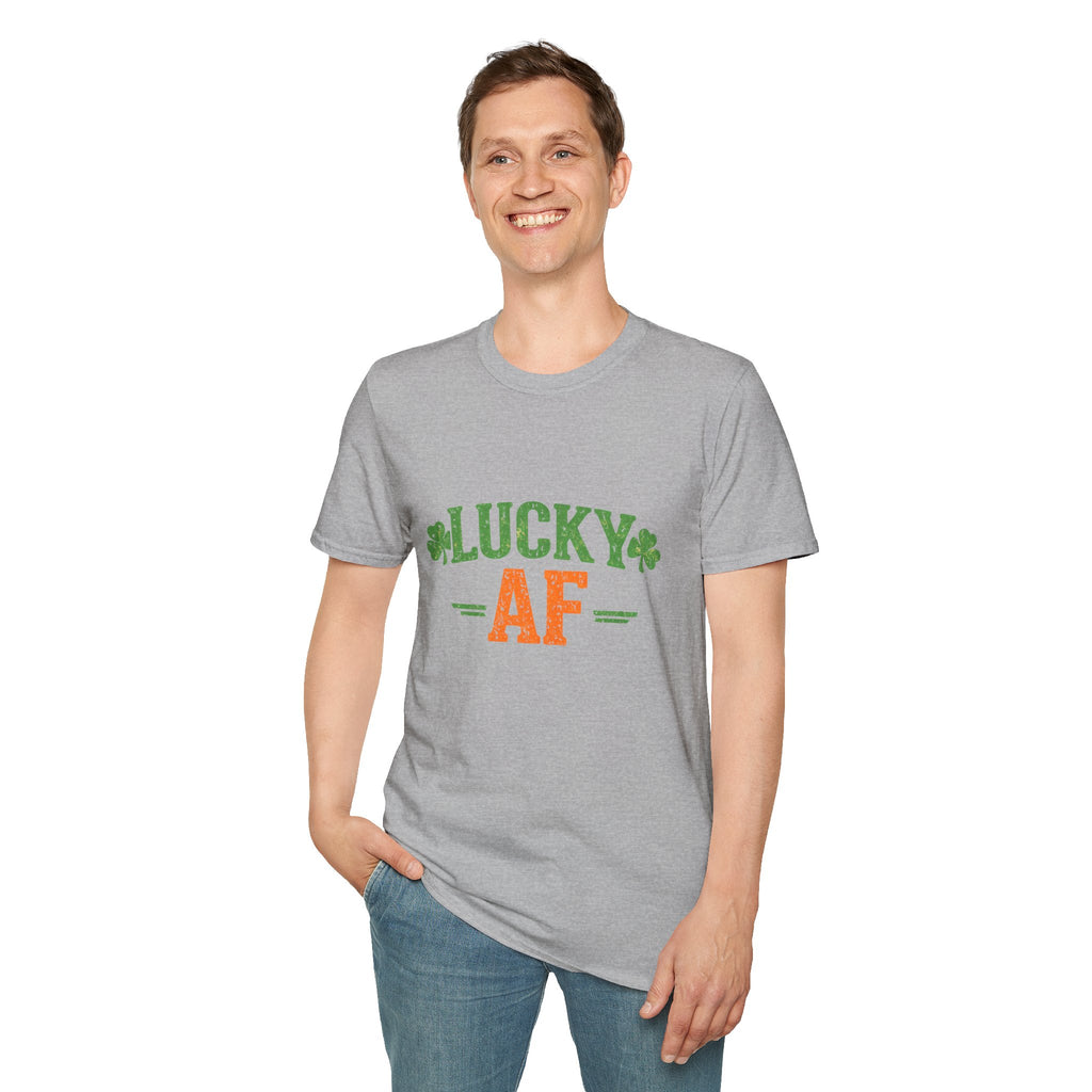 Lucky AF T-Shirt — St. Patrick’s Day Shamrock Tee