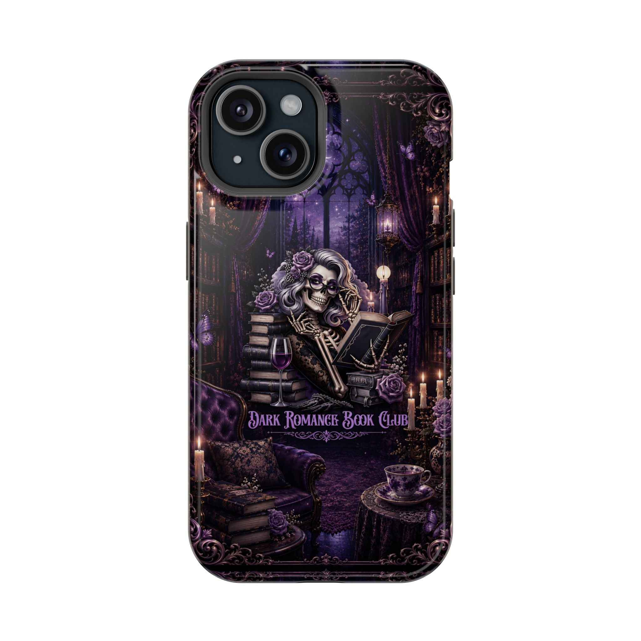 Dark Romance Book Club Phone Case – Gothic MagSafe-Compatible Case