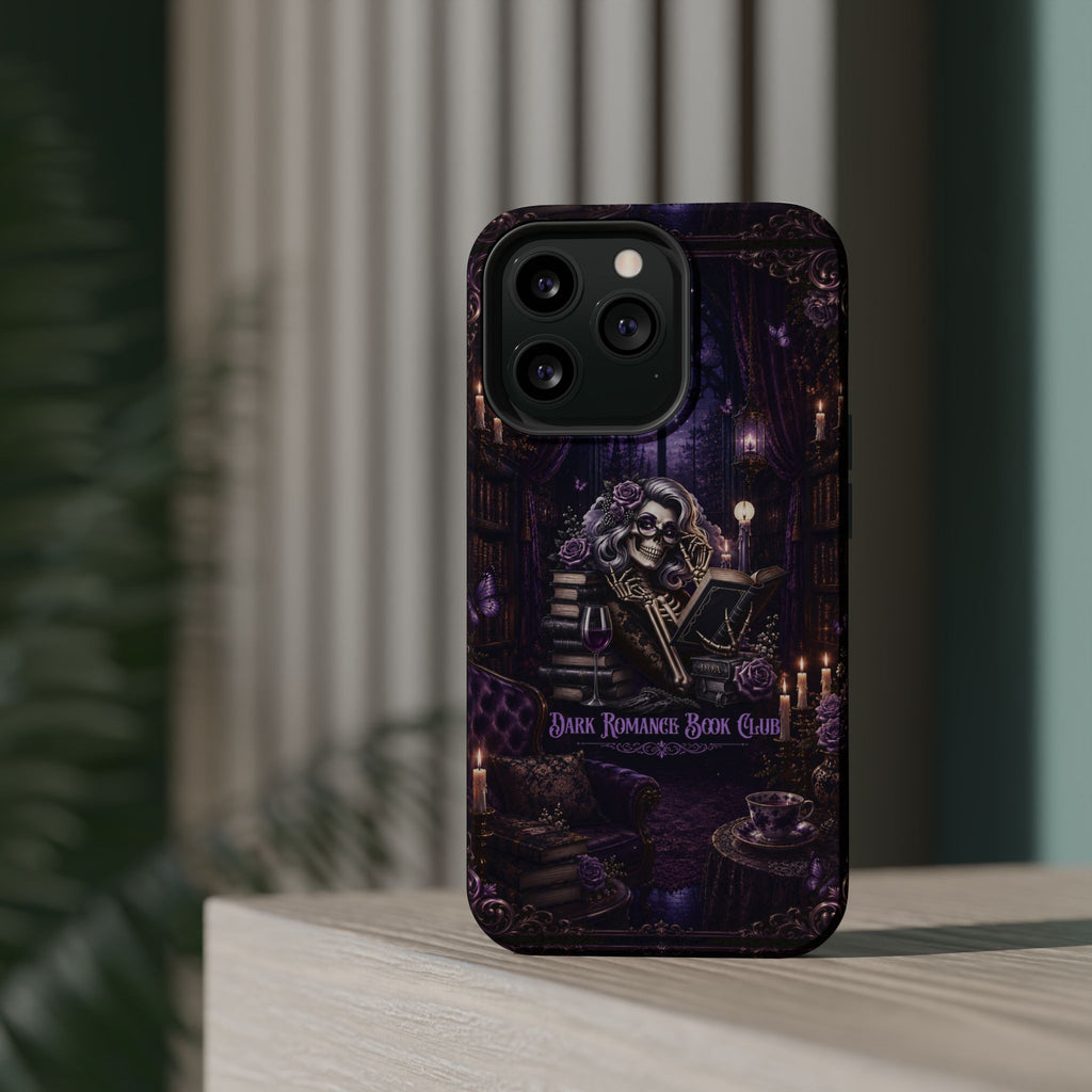 Dark Romance Book Club Phone Case – Gothic MagSafe-Compatible Case