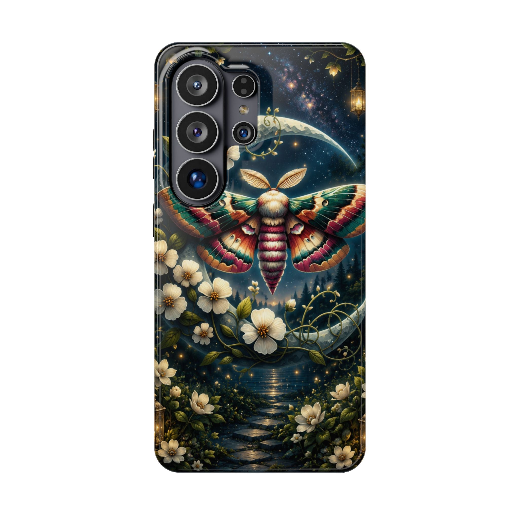 Mystic Moth Floral Nightscape Phone Case – MagSafe Cover