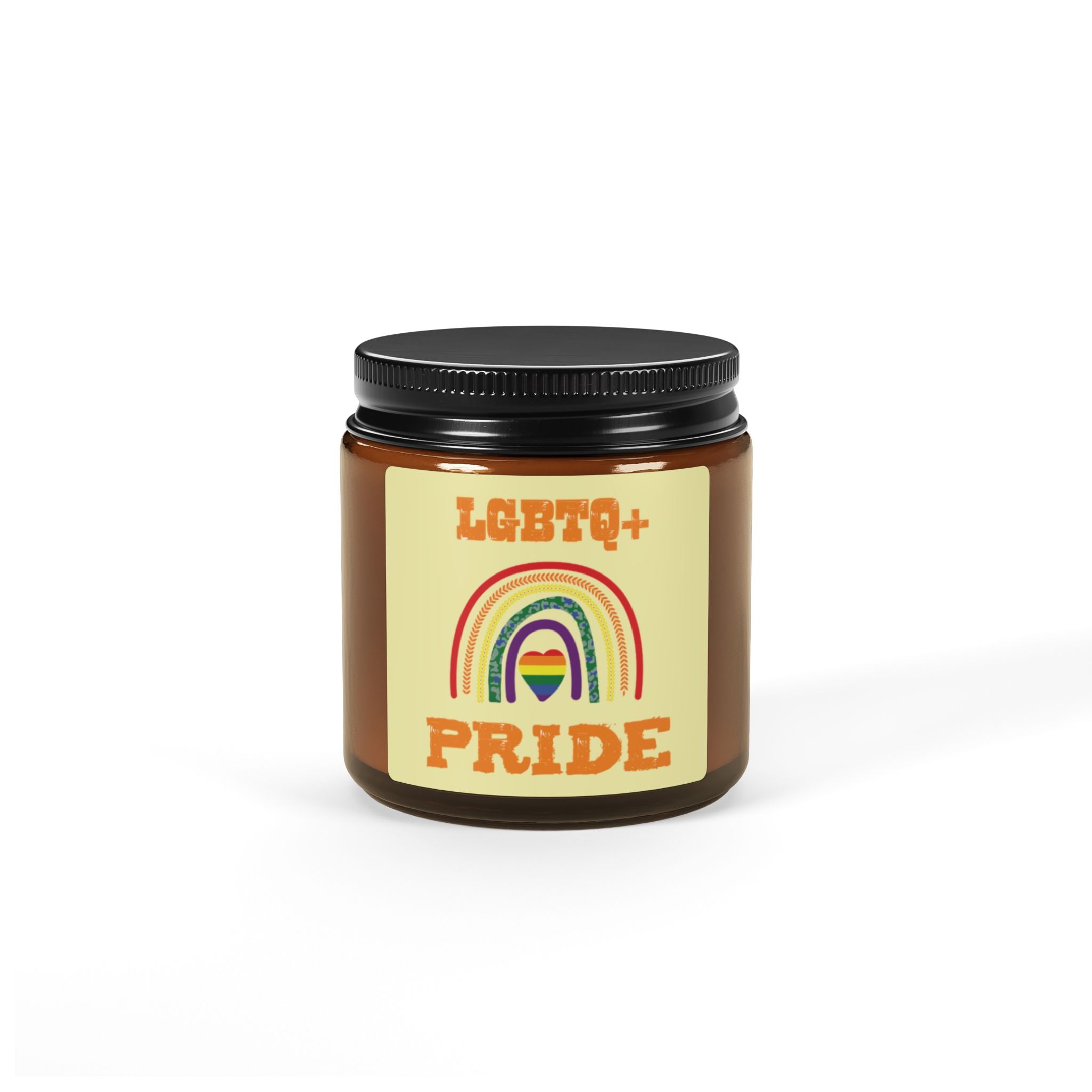 LGBTQ Pride Scented Soy Candle, Pride Month Celebration Gift From Daughter Son, Rainbow Pride Inclusive Statement Fathers Day Gift For Dad