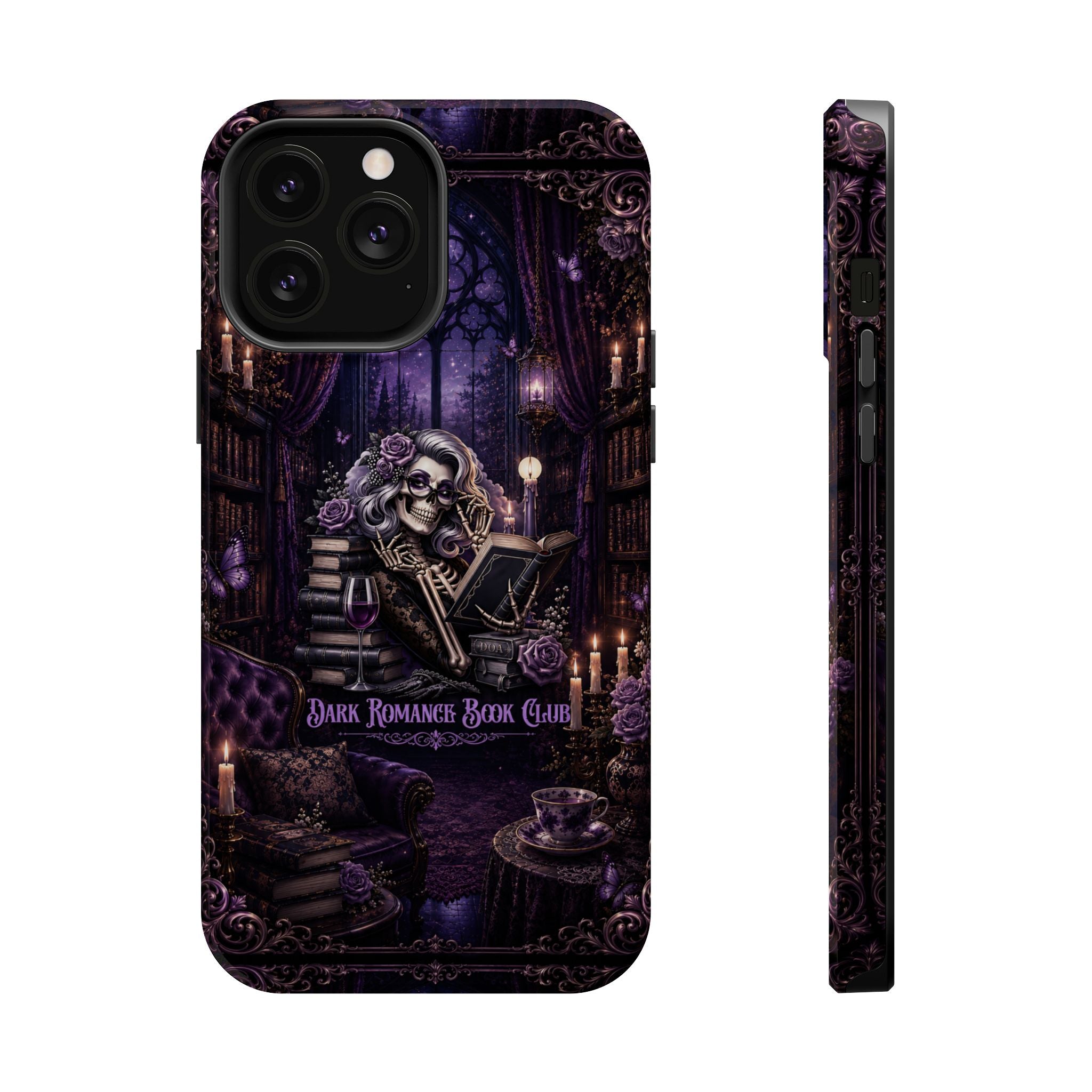 Dark Romance Book Club Phone Case – Gothic MagSafe-Compatible Case