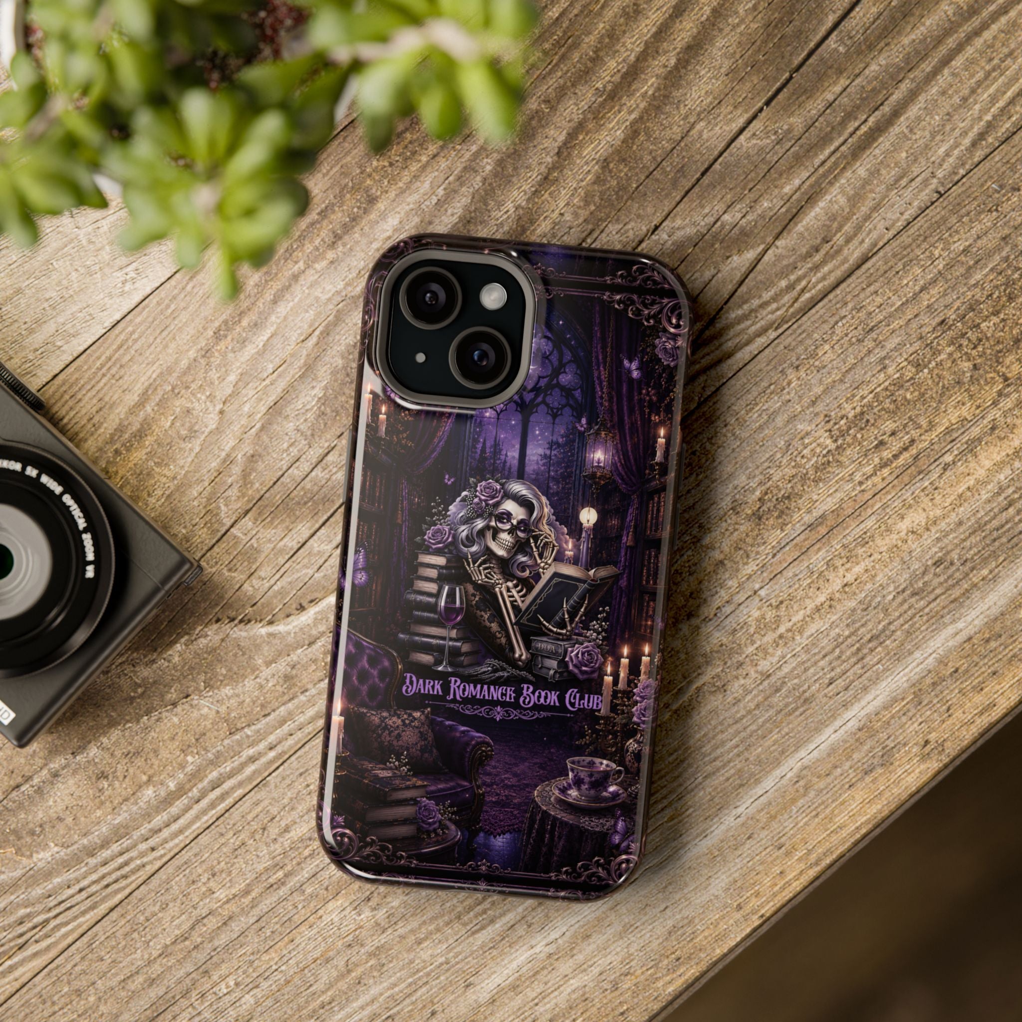 Dark Romance Book Club Phone Case – Gothic MagSafe-Compatible Case