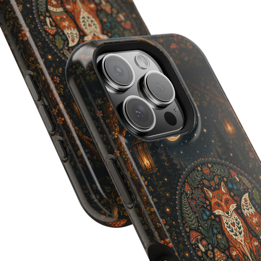 Mystic Forest Fox Phone Case – Woodland MagSafe-Compatible Cover