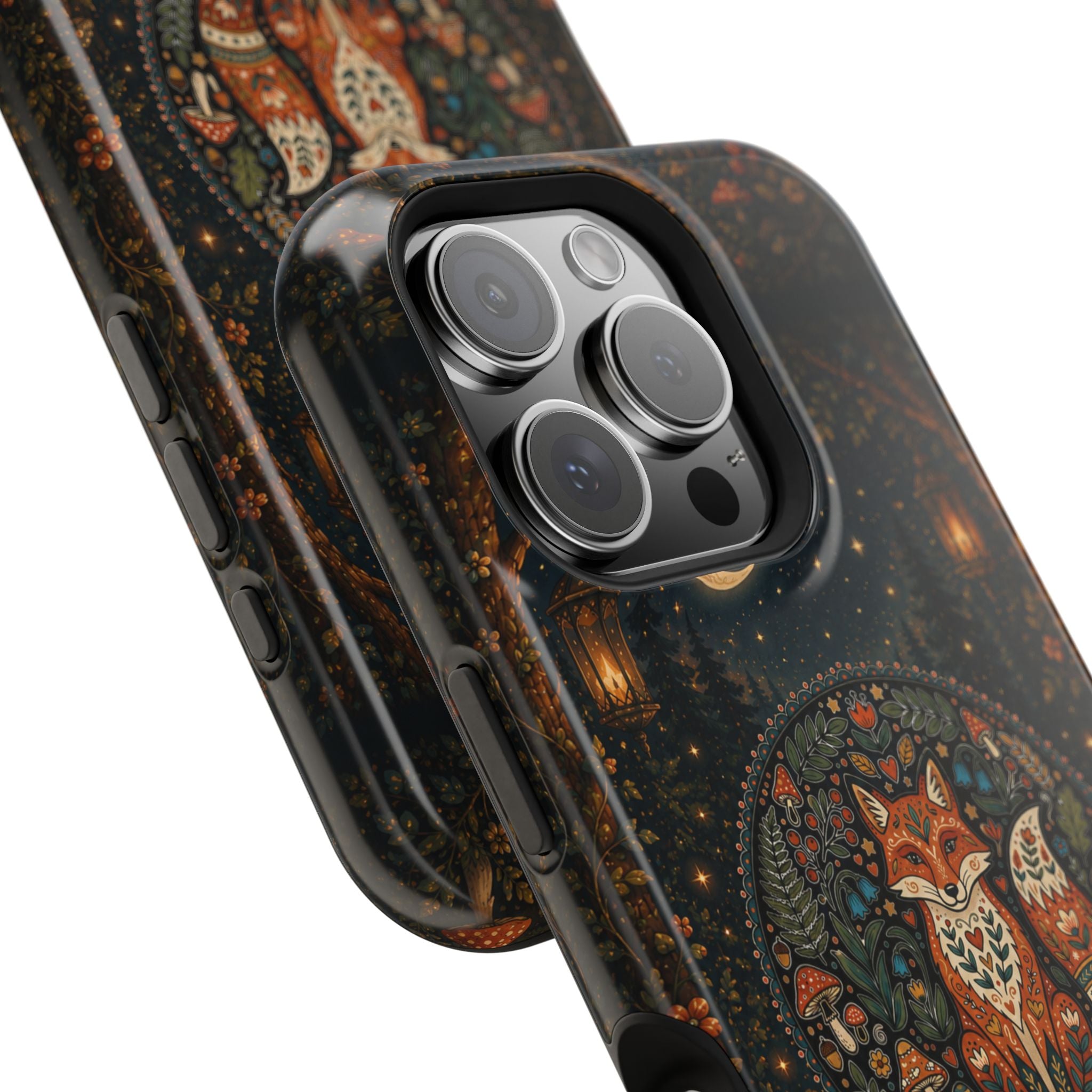 Mystic Forest Fox Phone Case – Woodland MagSafe-Compatible Cover