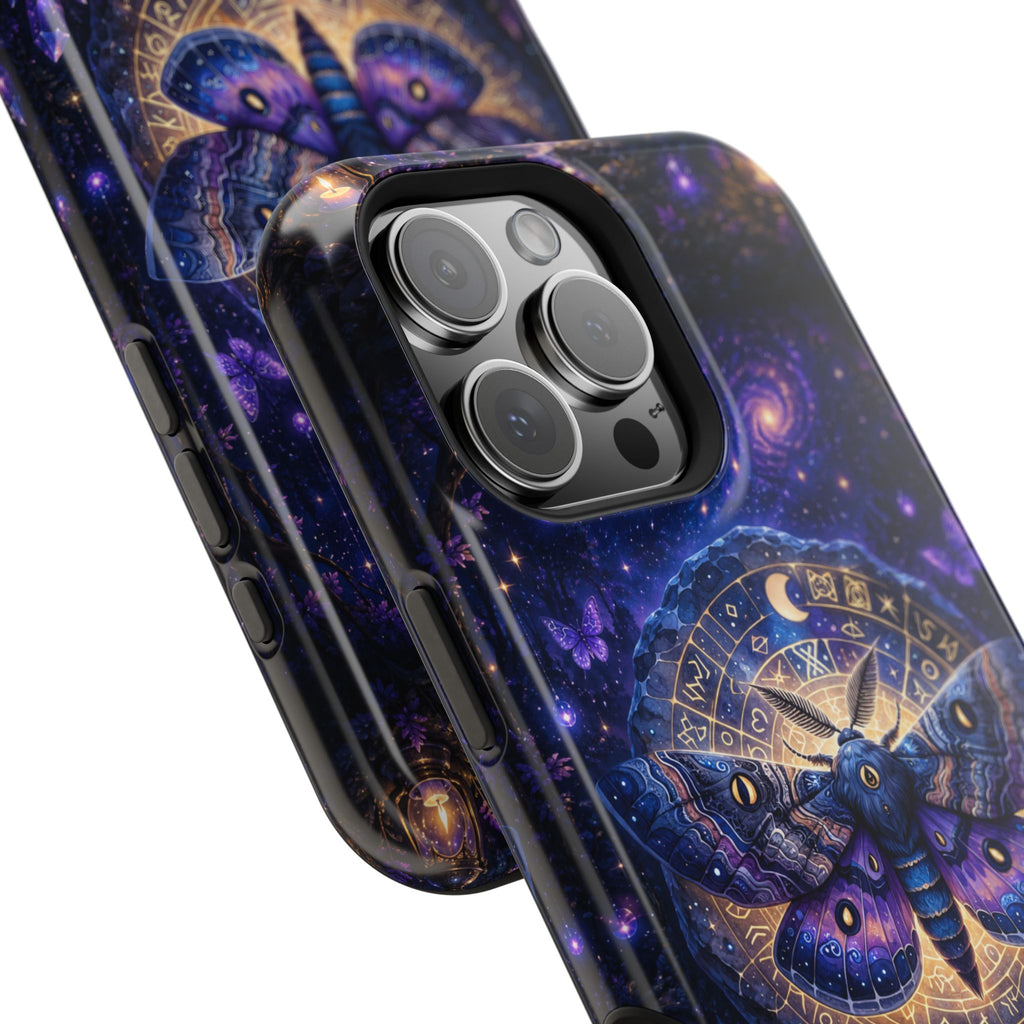 Astrological Moth Phone Case – Celestial MagSafe-Compatible Cover