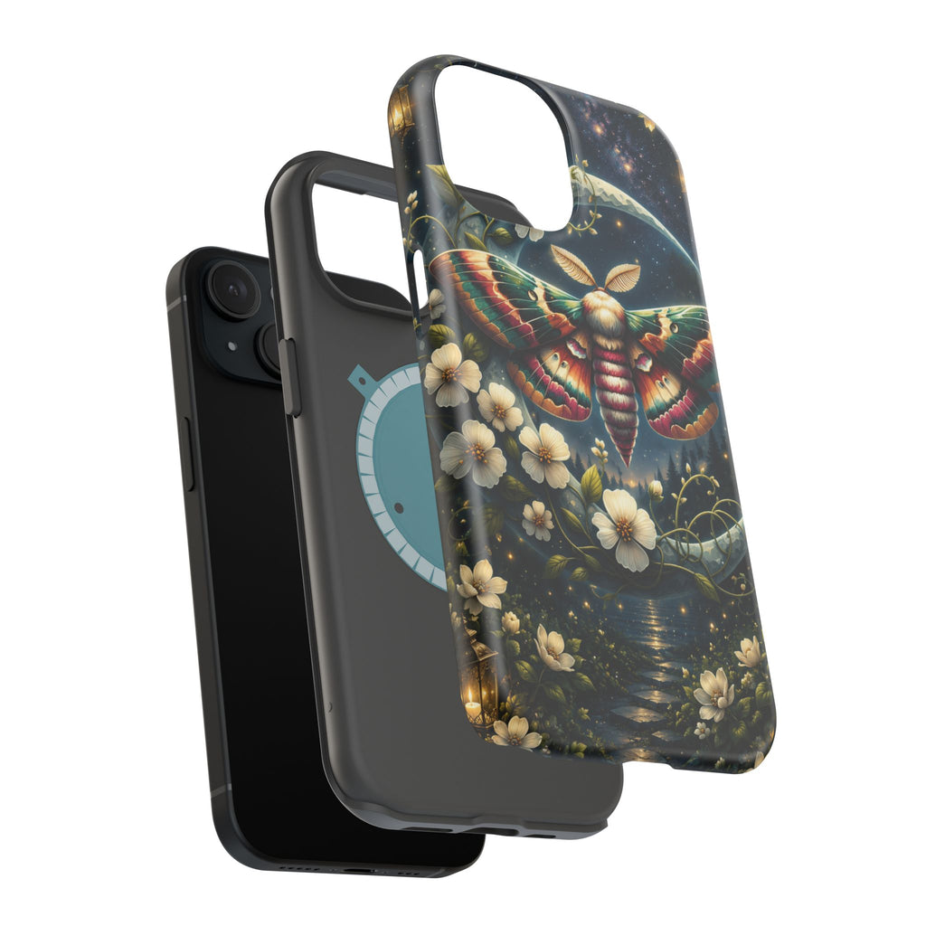 Mystic Moth Floral Nightscape Phone Case – MagSafe Cover