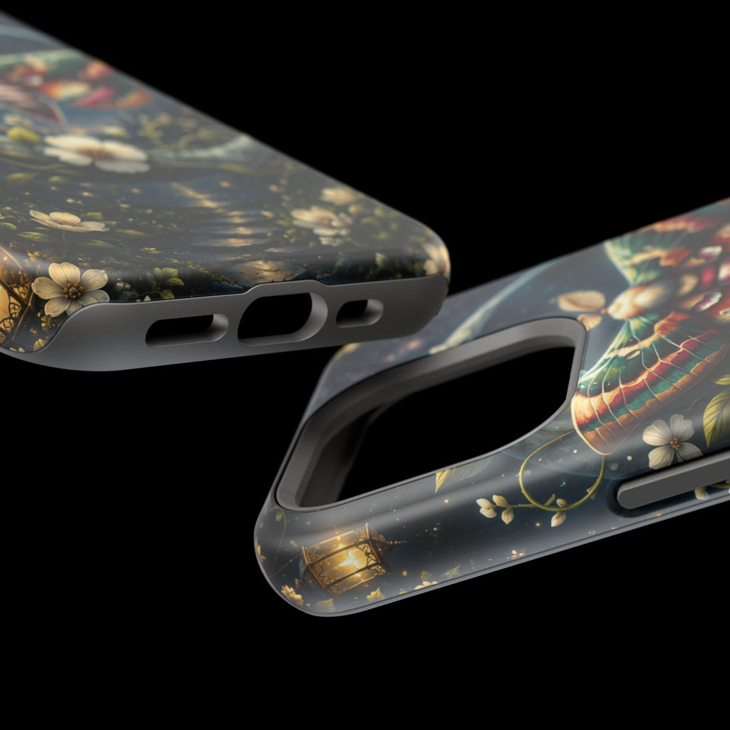 Mystic Moth Floral Nightscape Phone Case – MagSafe Cover