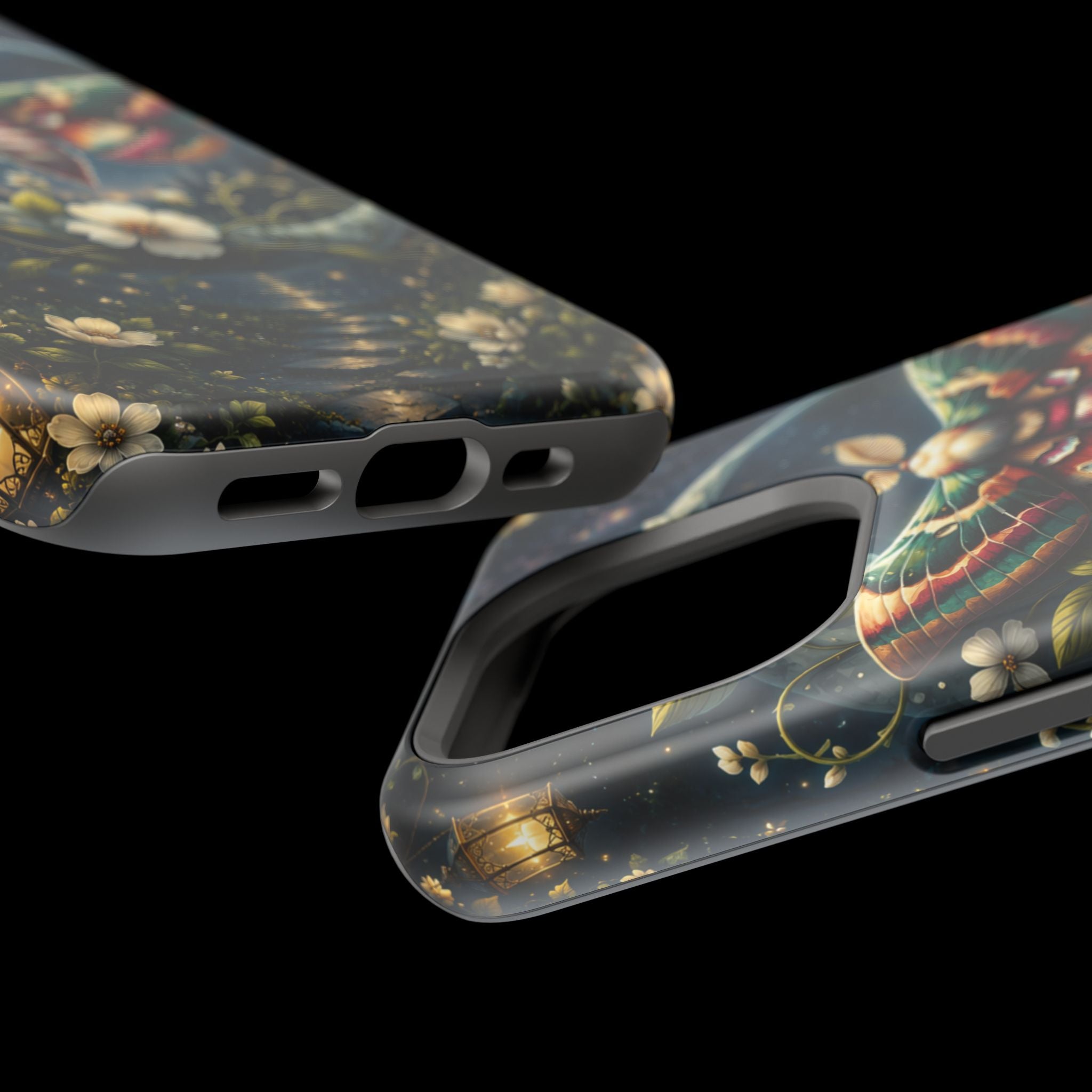 Mystic Moth Floral Nightscape Phone Case – MagSafe Cover