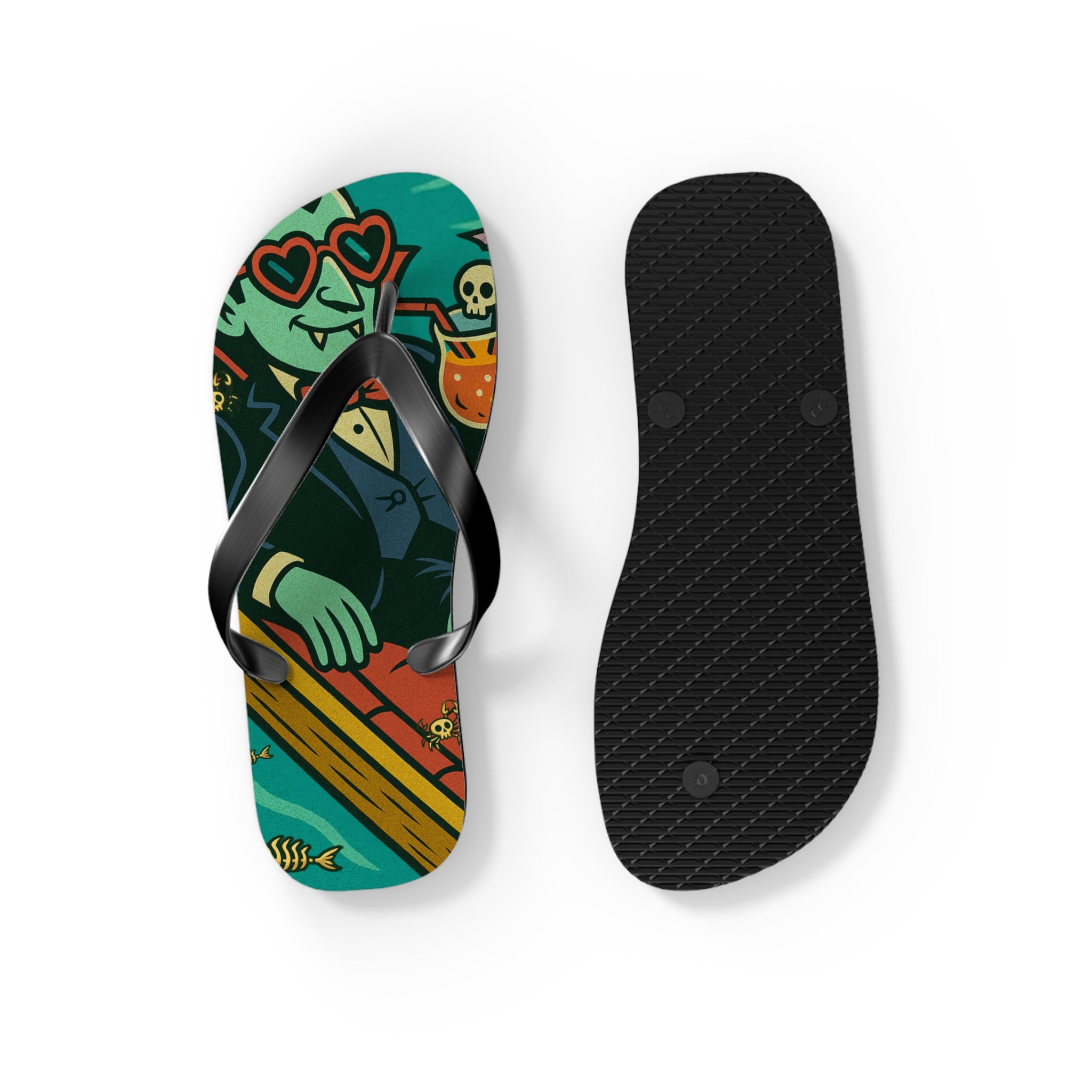 Vampire Flip Flops - Summerween Footwear