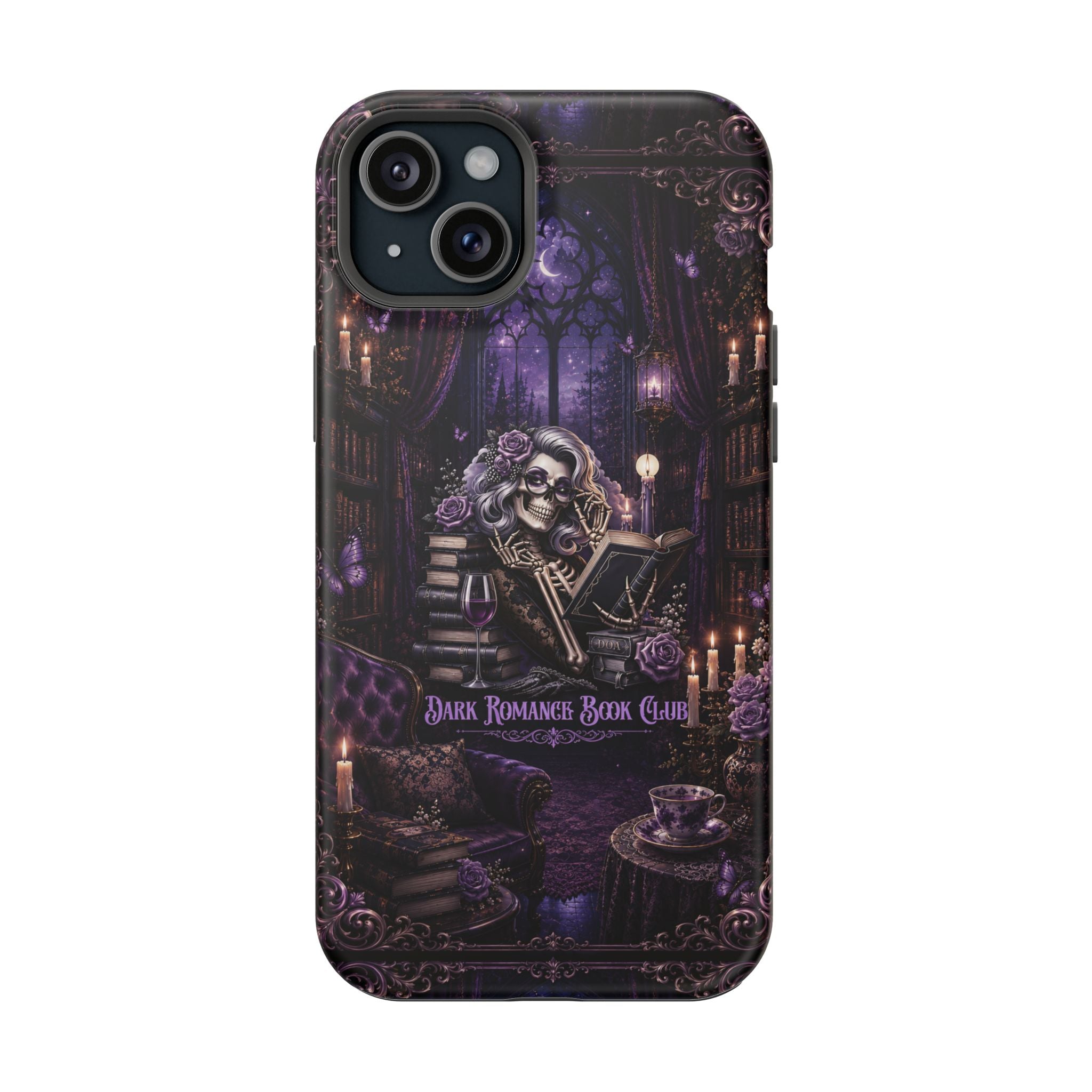 Dark Romance Book Club Phone Case – Gothic MagSafe-Compatible Case