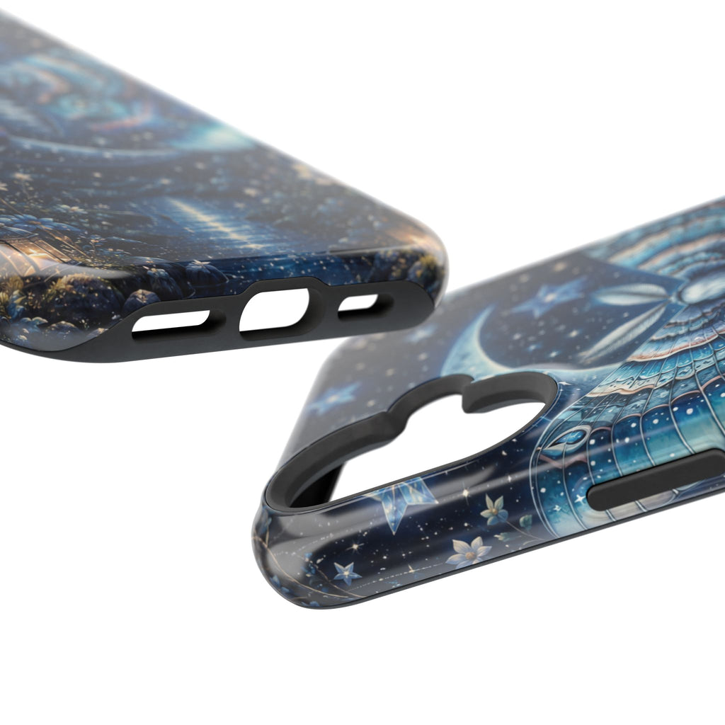 Mystic Moth Moon Phone Case – Night Sky MagSafe-Compatible Cover