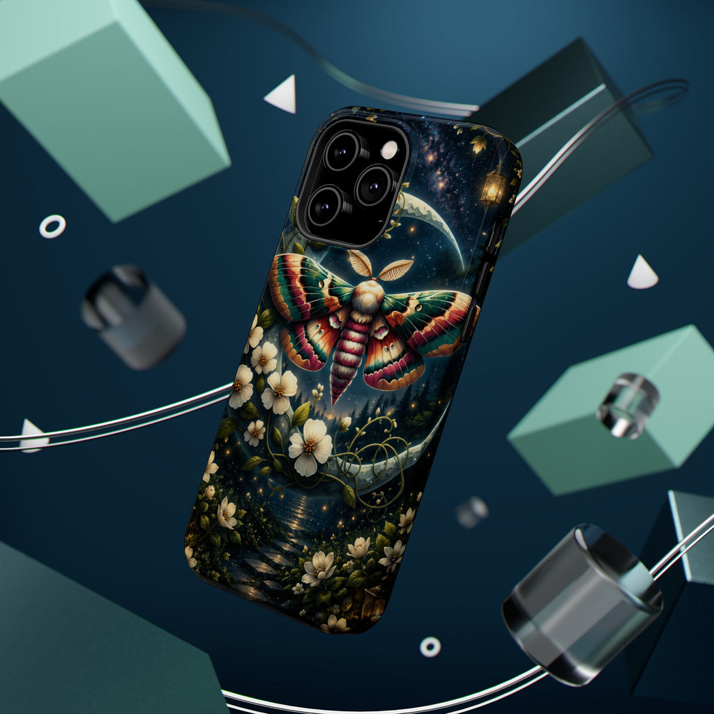 Mystic Moth Floral Nightscape Phone Case – MagSafe Cover