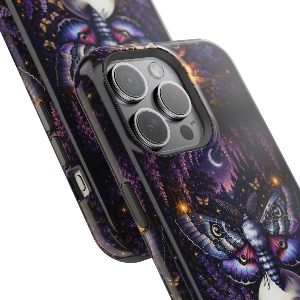 Moth & Skull Phone Case – Dark Mystical MagSafe-Compatible Cover