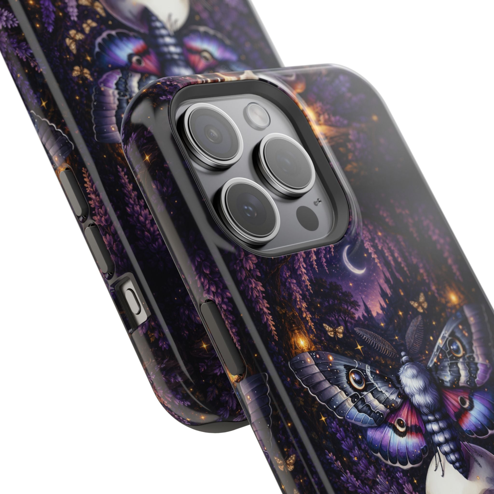Moth & Skull Phone Case – Dark Mystical MagSafe-Compatible Cover