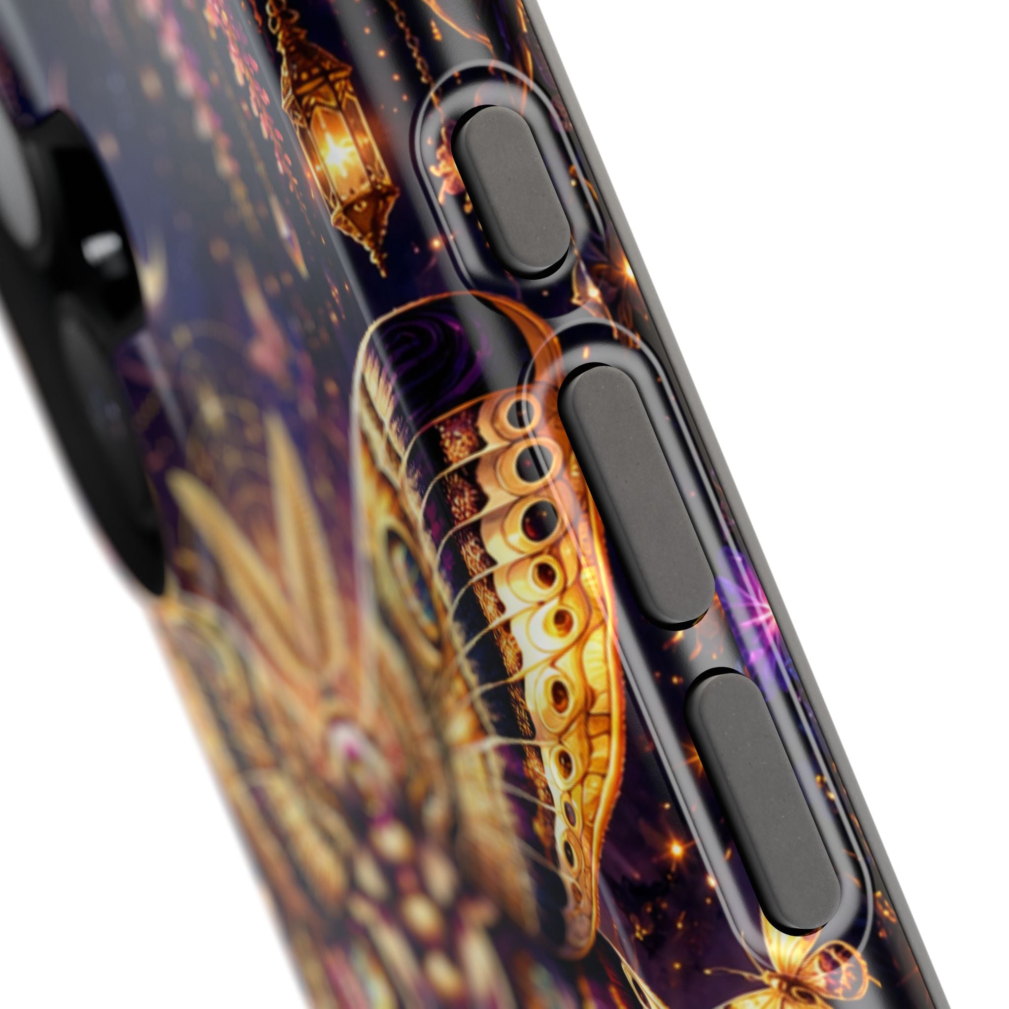 Mystic Moth Crystal Phone Case – Jewel-Toned MagSafe-Compatible Cover