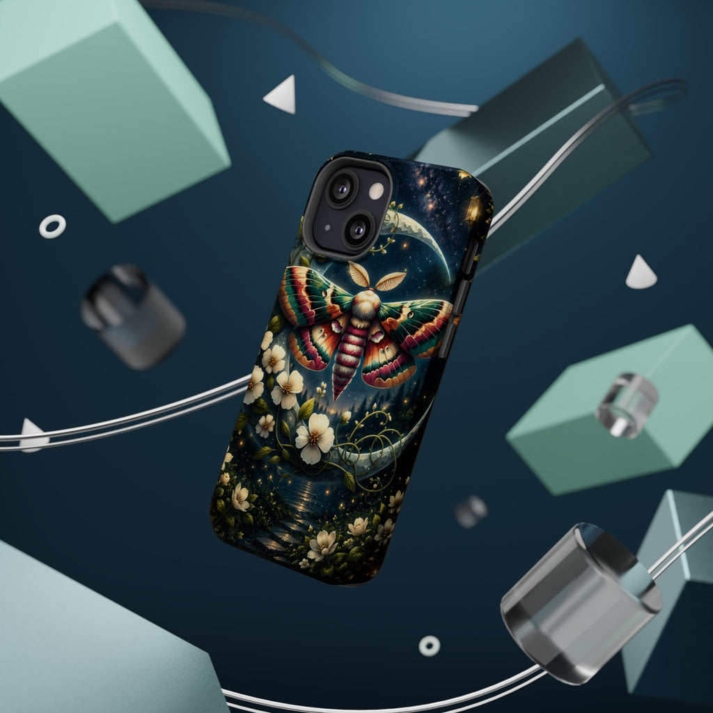 Mystic Moth Floral Nightscape Phone Case – MagSafe Cover