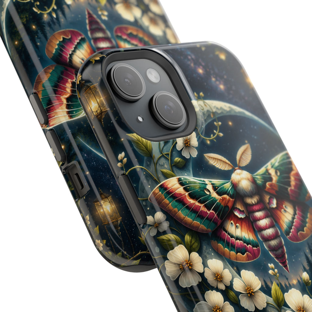 Mystic Moth Floral Nightscape Phone Case – MagSafe Cover
