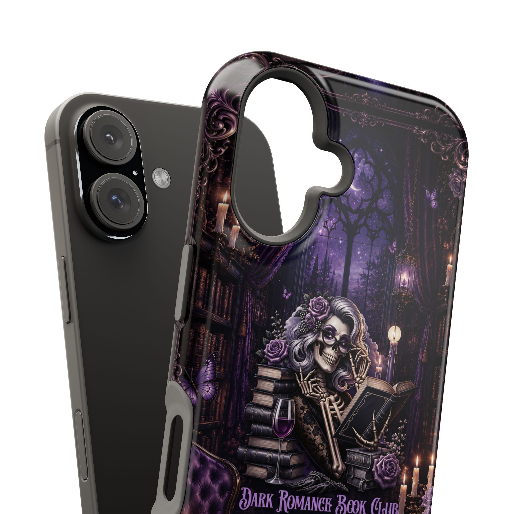 Dark Romance Book Club Phone Case – Gothic MagSafe-Compatible Case