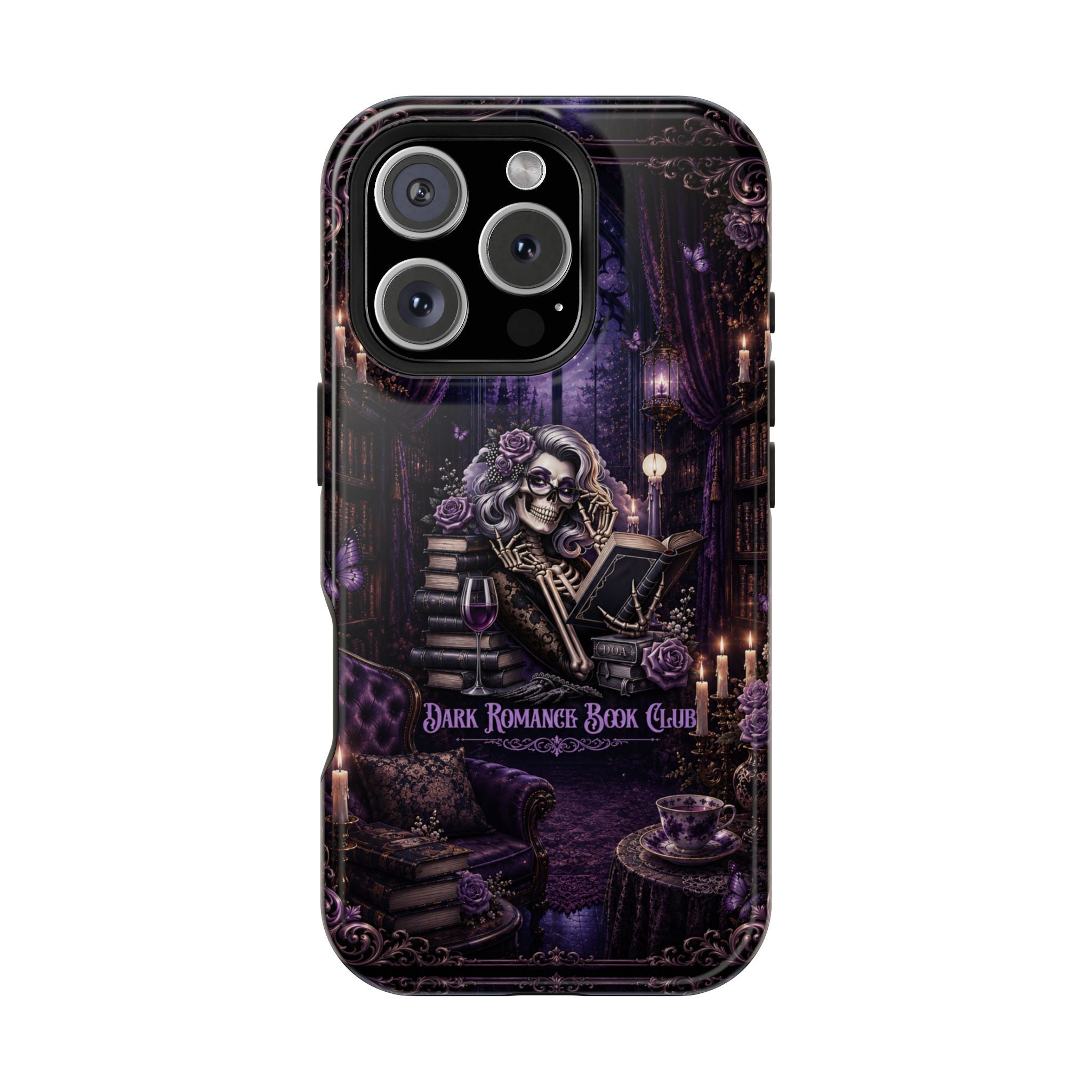Dark Romance Book Club Phone Case – Gothic MagSafe-Compatible Case