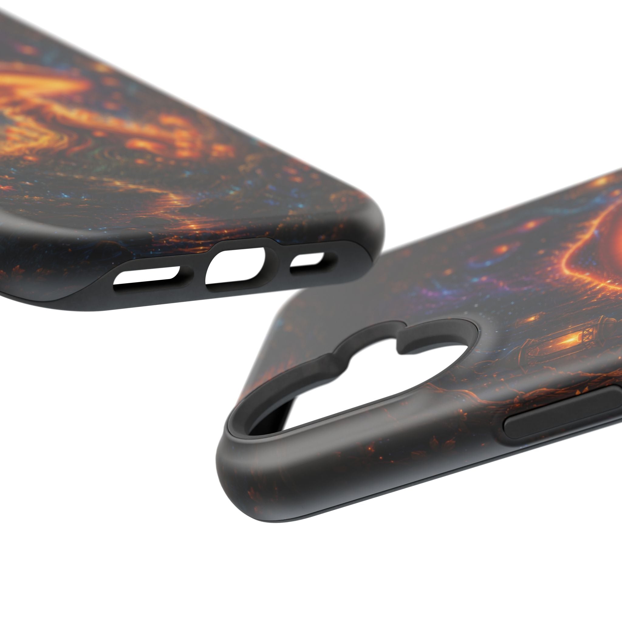 Psychedelic Glowing Mushroom Phone Case – MagSafe Galaxy Art Cover