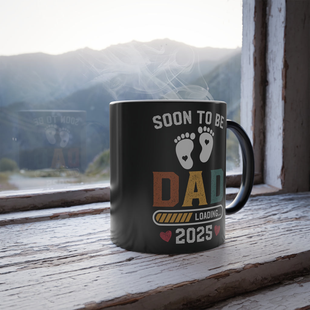 Baby Announcement Mug, Soon to Be Dad Color Morphing Mug