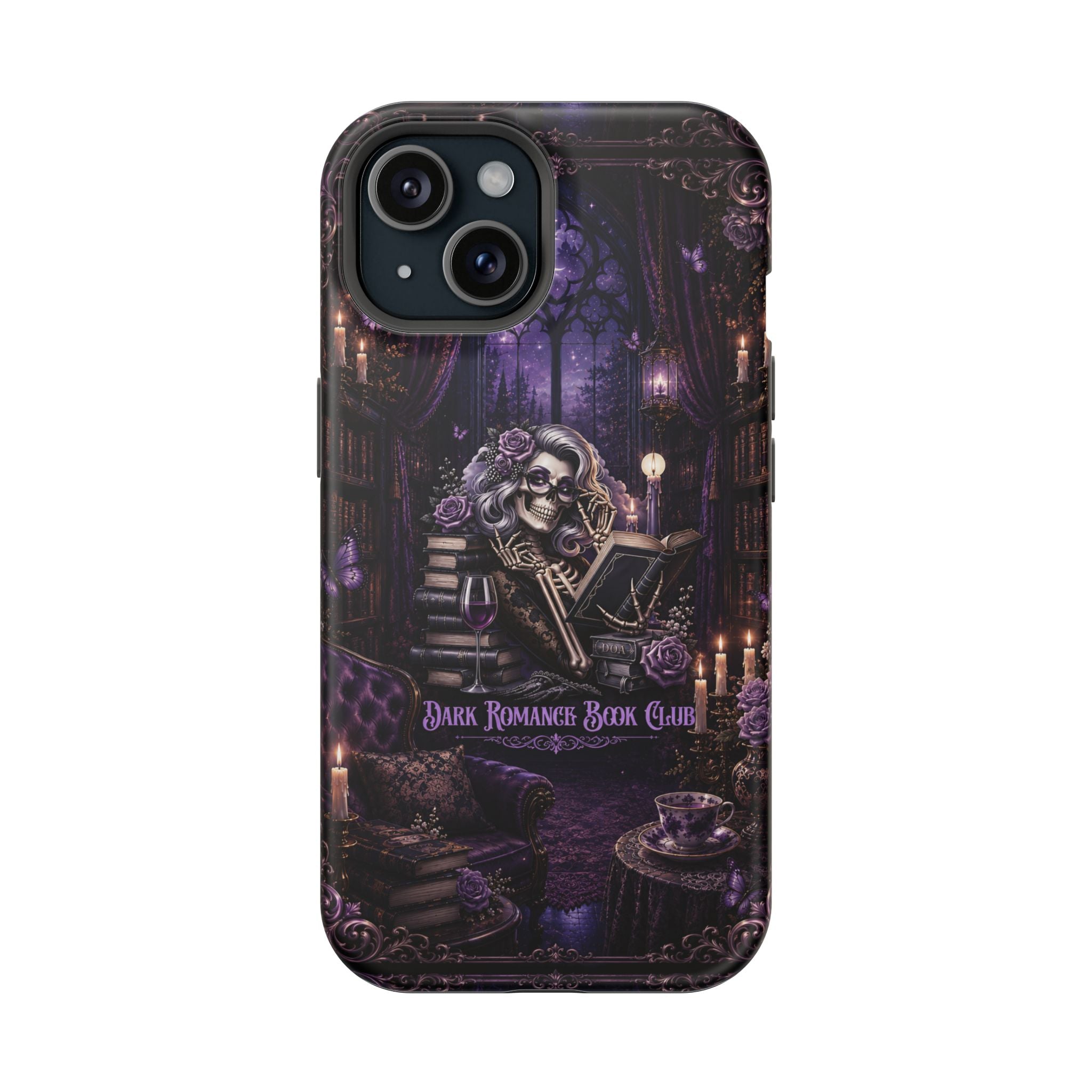 Dark Romance Book Club Phone Case – Gothic MagSafe-Compatible Case