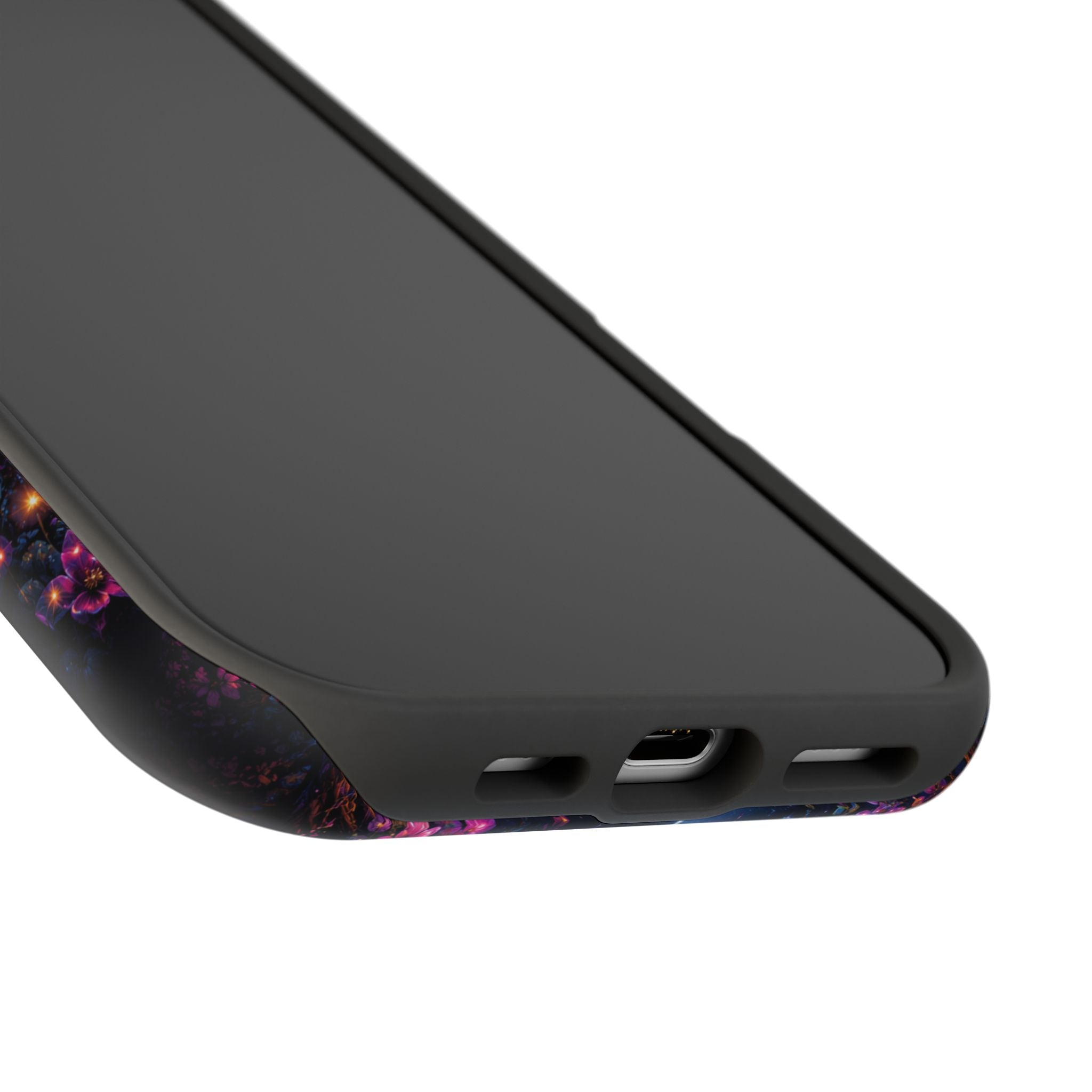 Skull & Cherry Blossom Phone Case – Floral Gothic MagSafe Cover