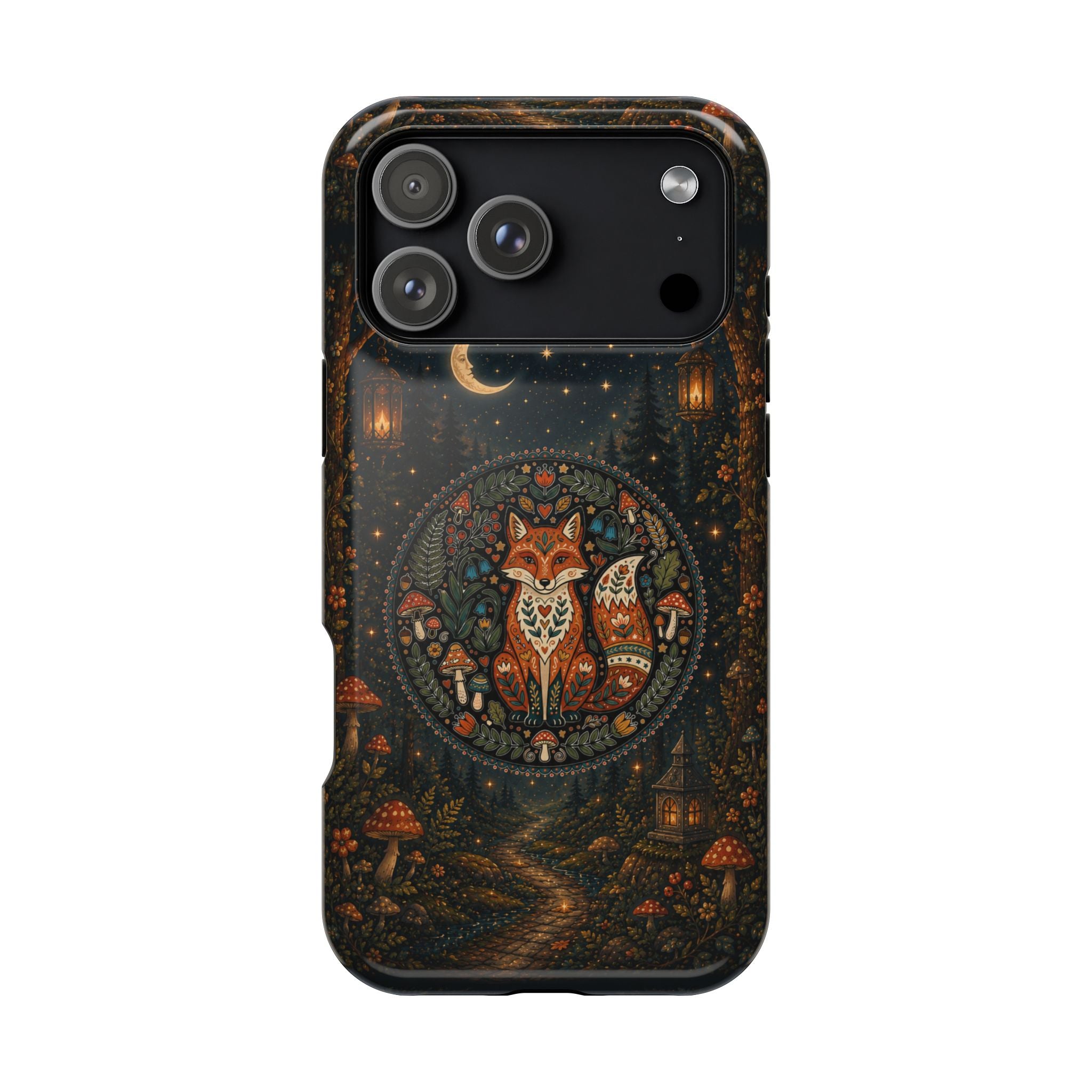 Mystic Forest Fox Phone Case – Woodland MagSafe-Compatible Cover
