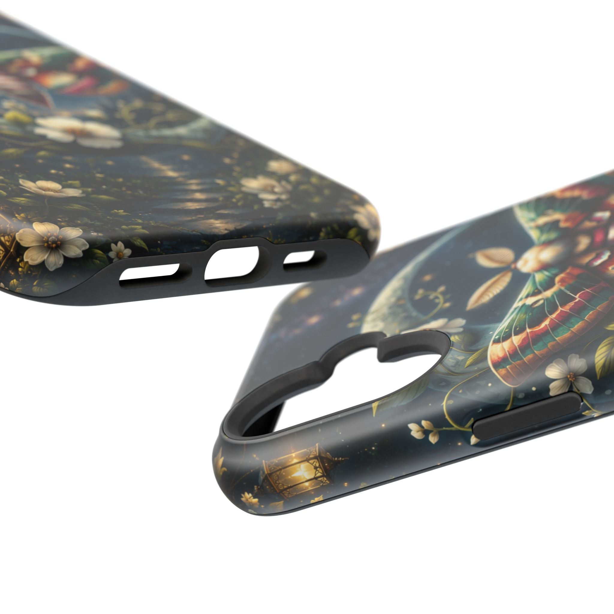 Mystic Moth Floral Nightscape Phone Case – MagSafe Cover