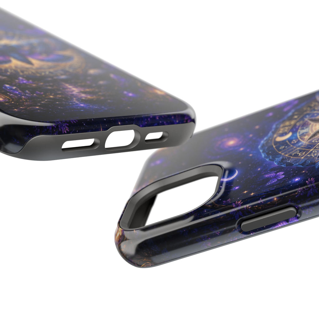 Astrological Moth Phone Case – Celestial MagSafe-Compatible Cover