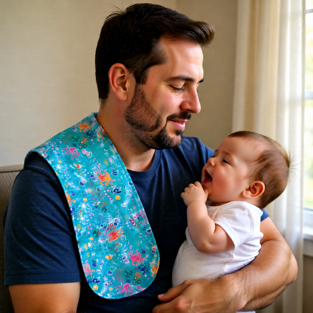 Pink Glow in the Dark Ocean Baby Gift Set – Handmade Newborn Essentials (0–3 Months)