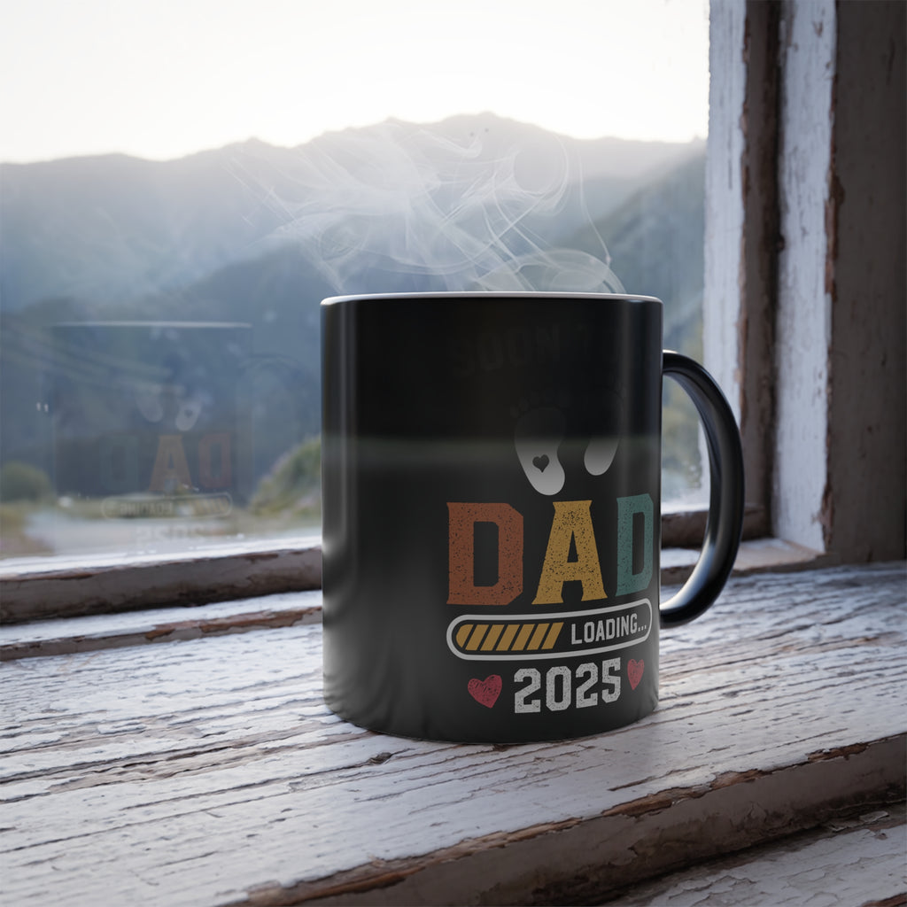 Baby Announcement Mug, Soon to Be Dad Color Morphing Mug