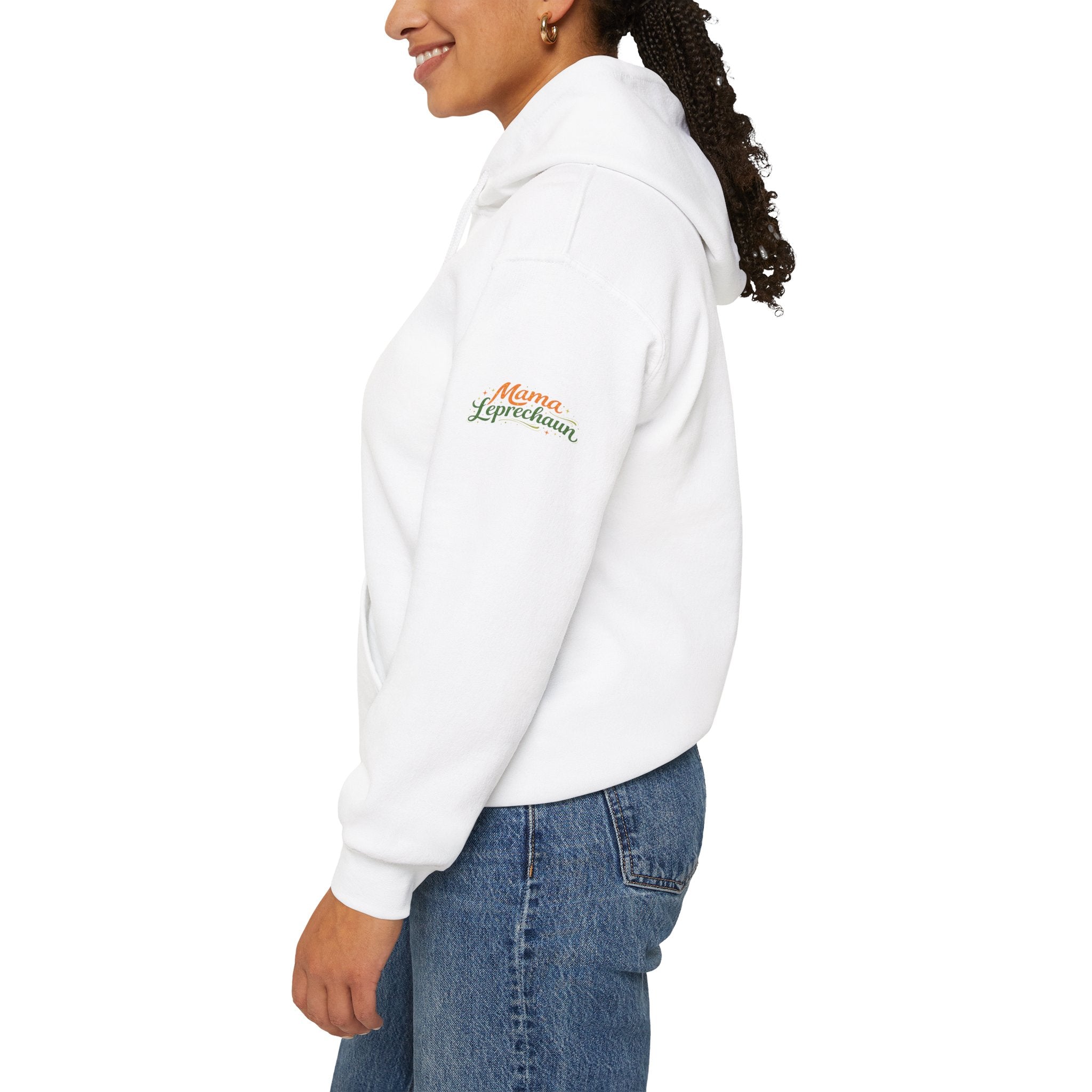 Mama Leprechaun Shamrock Squad Hoodie - St. Patrick's Day Clover Design