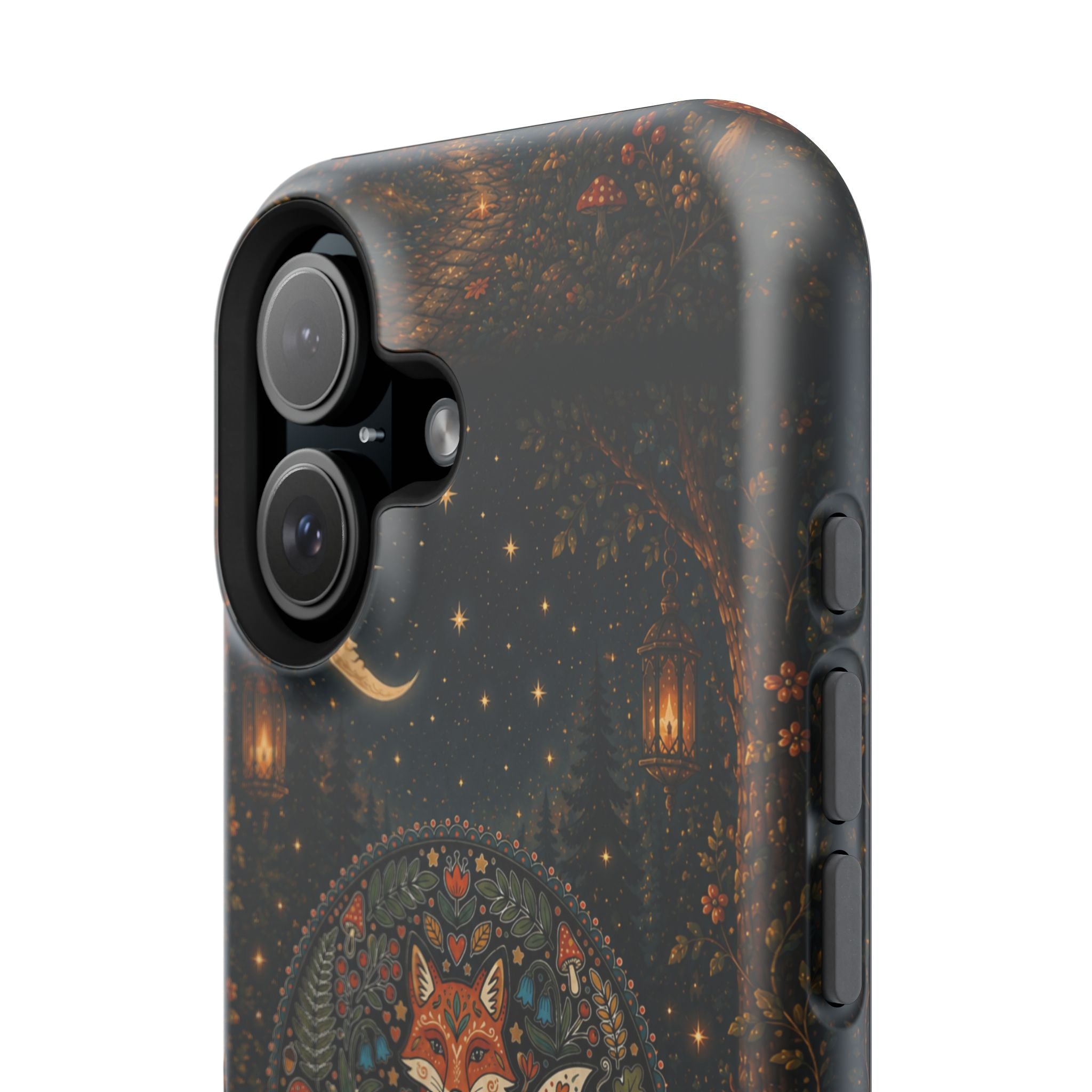 Mystic Forest Fox Phone Case – Woodland MagSafe-Compatible Cover
