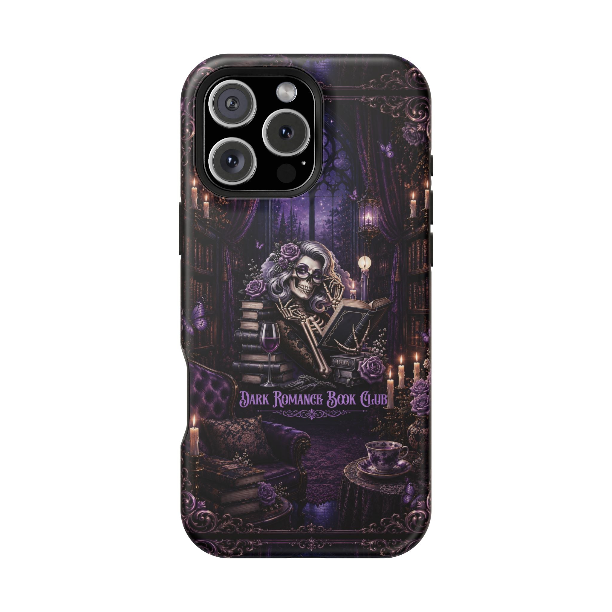 Dark Romance Book Club Phone Case – Gothic MagSafe-Compatible Case