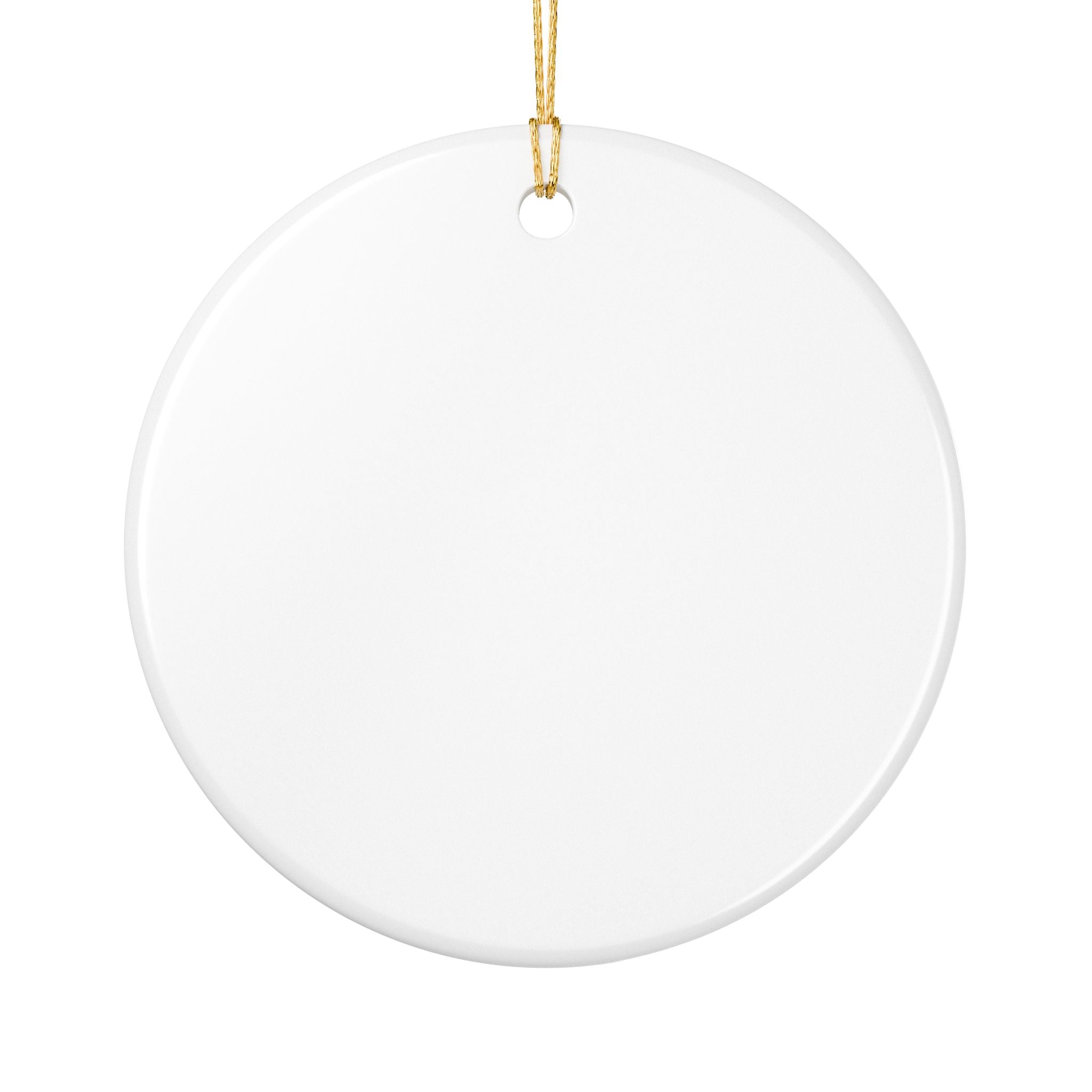 Best Dad Ever Ceramic Holiday Decoration Ornament, Hanging Christmas Tree Ornament