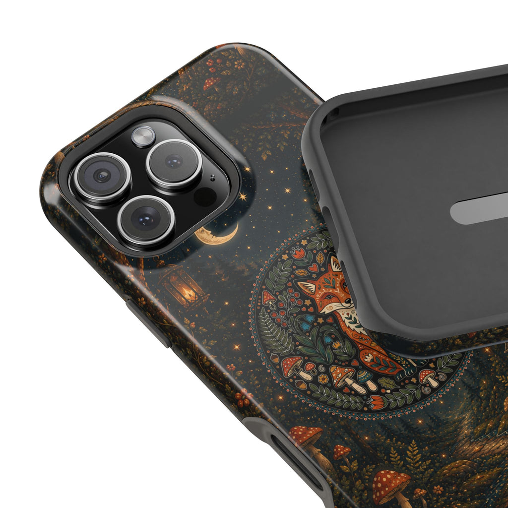 Mystic Forest Fox Phone Case – Woodland MagSafe-Compatible Cover