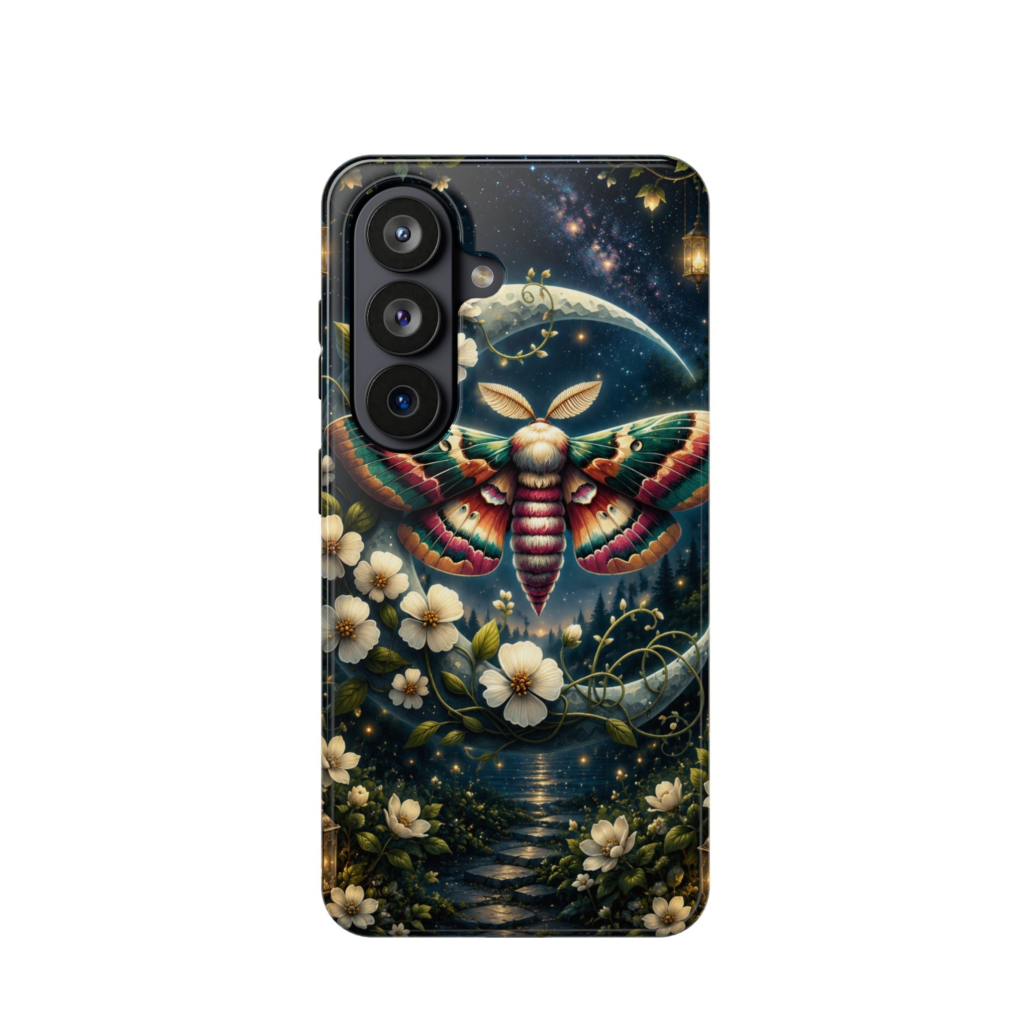 Mystic Moth Floral Nightscape Phone Case – MagSafe Cover