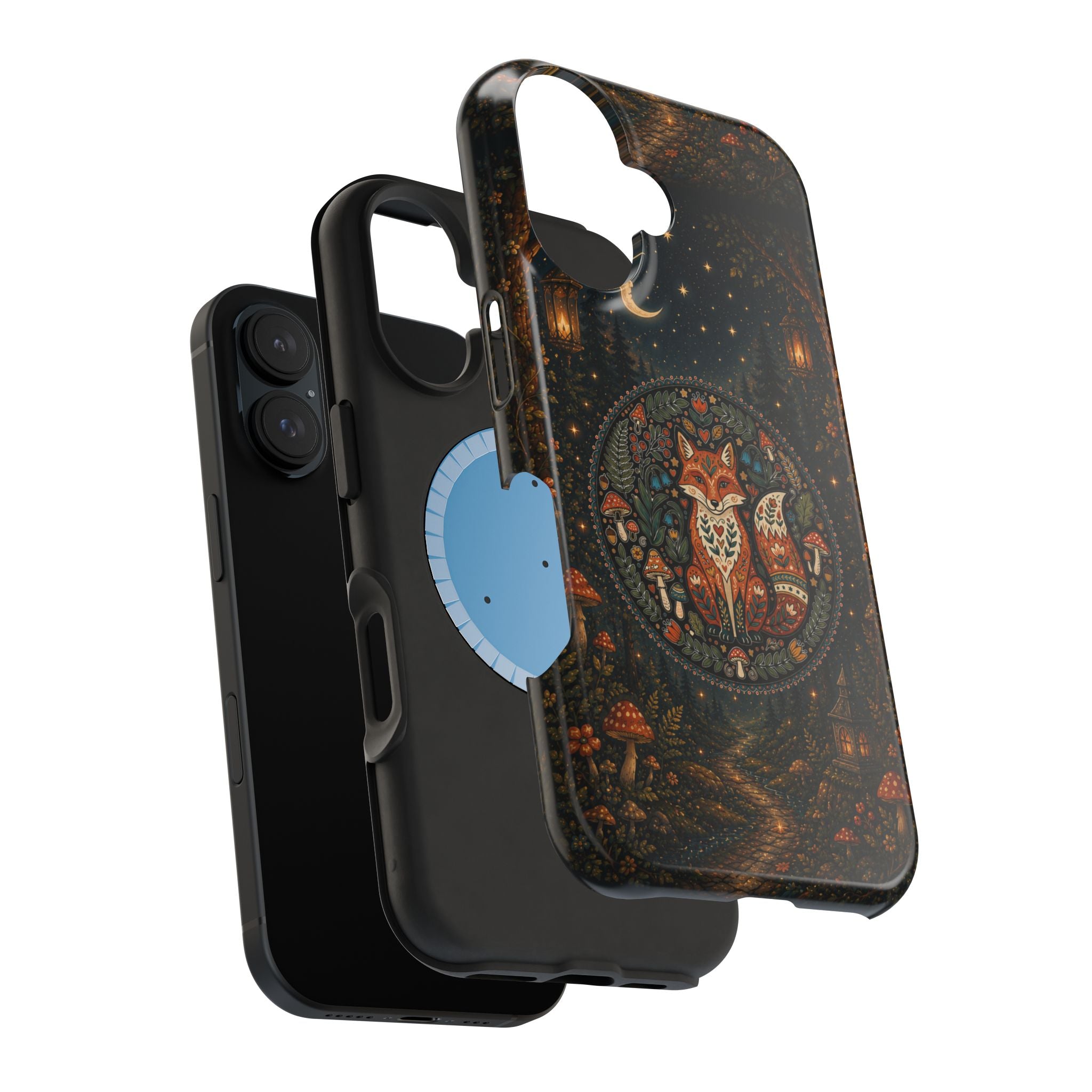 Mystic Forest Fox Phone Case – Woodland MagSafe-Compatible Cover
